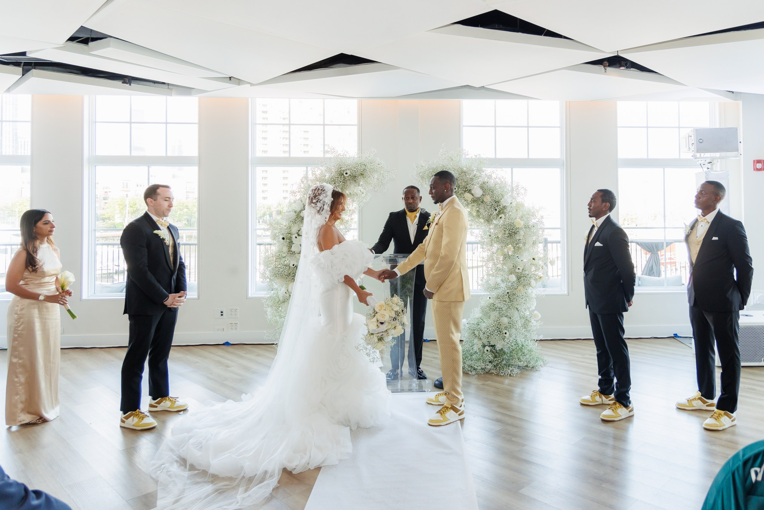 Briana & Kefim, Maritime Pars, Jersey City, NJ. Wedding Photo & Video