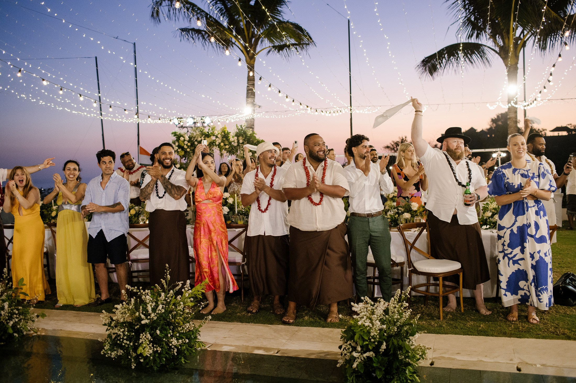 Big funny wedding with guests in paradise Bali island. Get.it.feel — Aesthetic Photography and Videography
