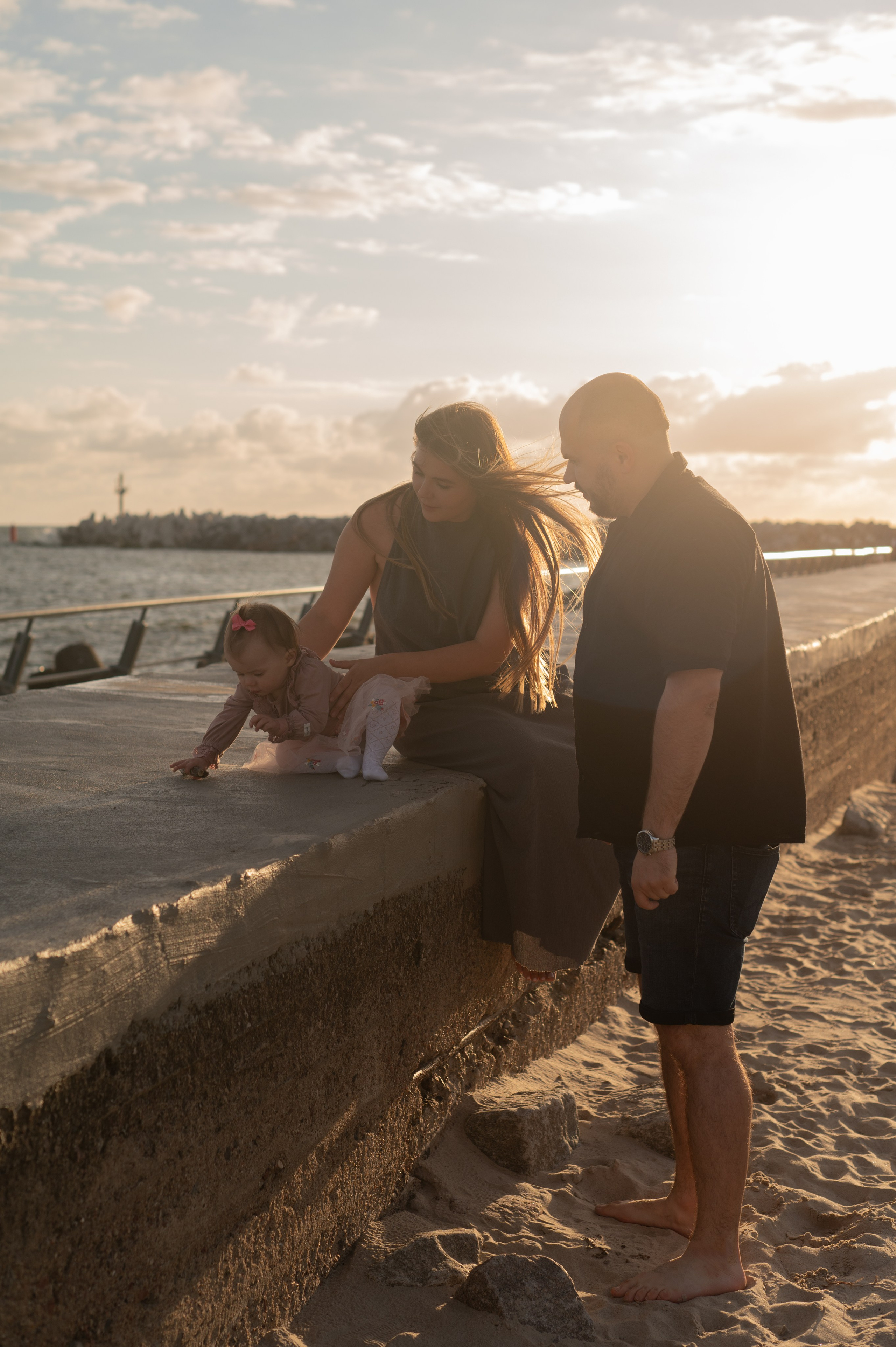Семейная фотосессия море Калининград Зеленоградск. Фотограф в Калининграде Анна Пошкус