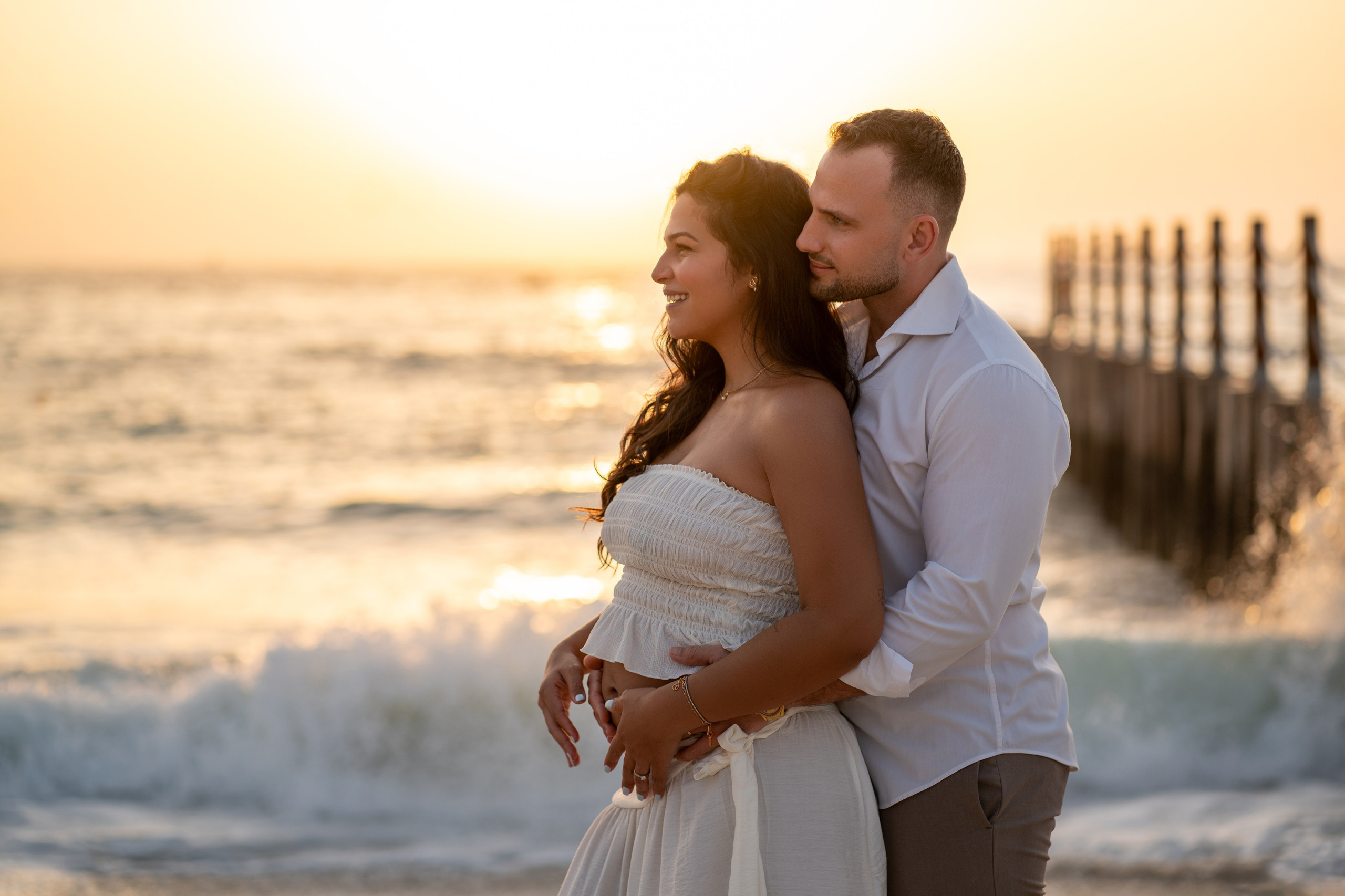 Wavy sunset. Angela Iakovleva — Family Photographer in Dubai