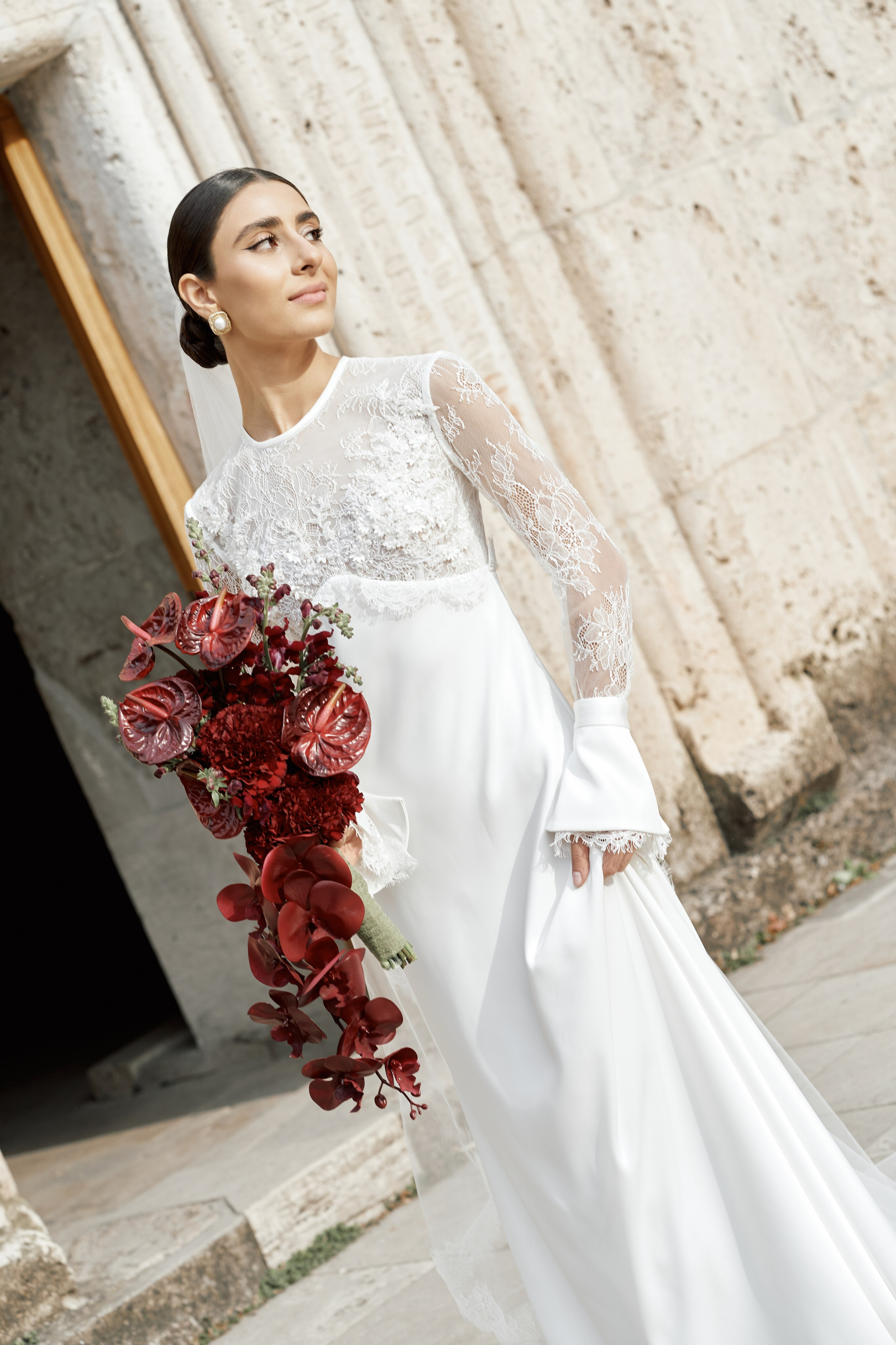 Emotional wedding moment captured during an Armenian ceremony