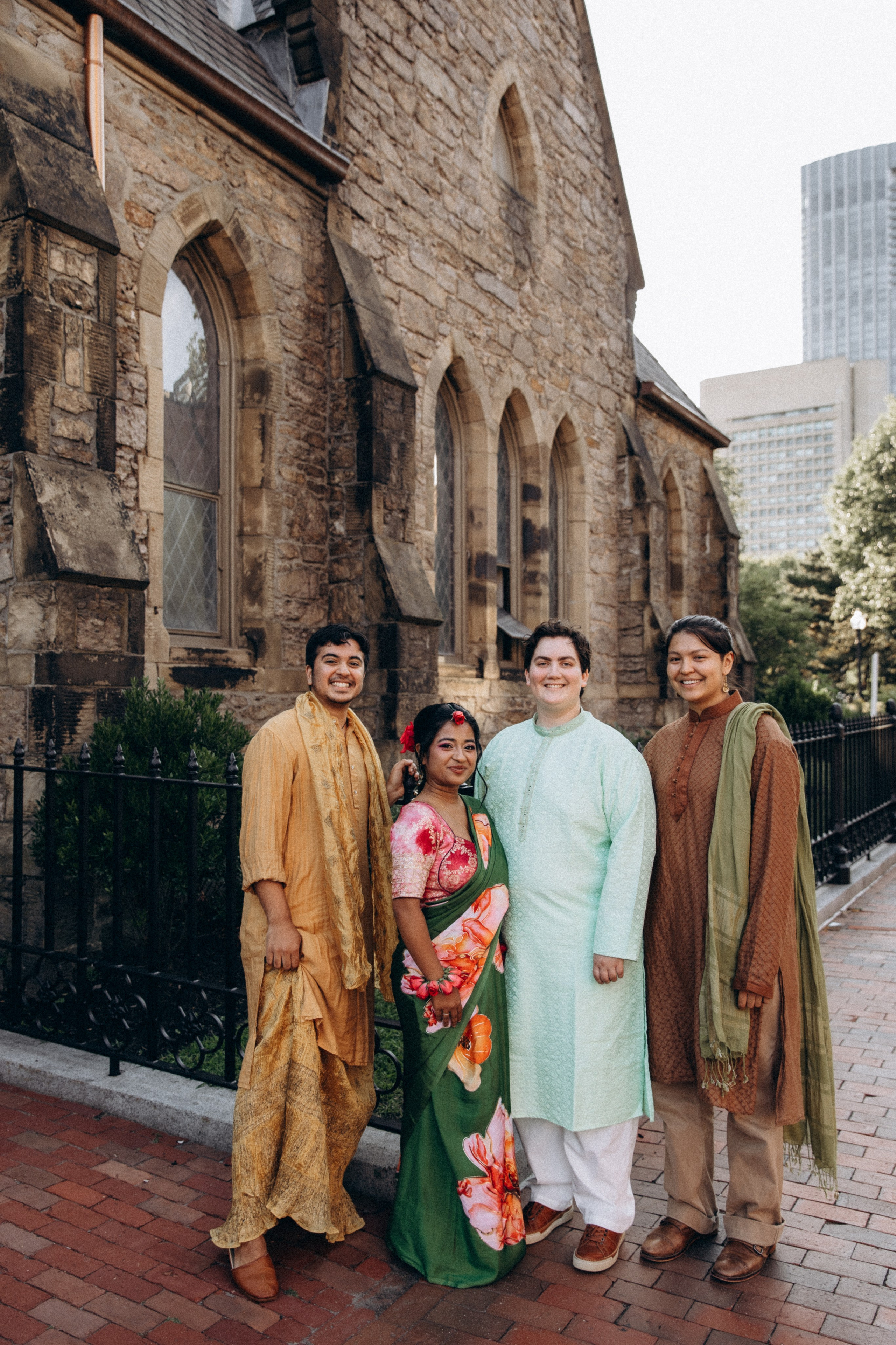 Haldi Ceremony for Two Brides | Multicultural Wedding Celebration in Boston