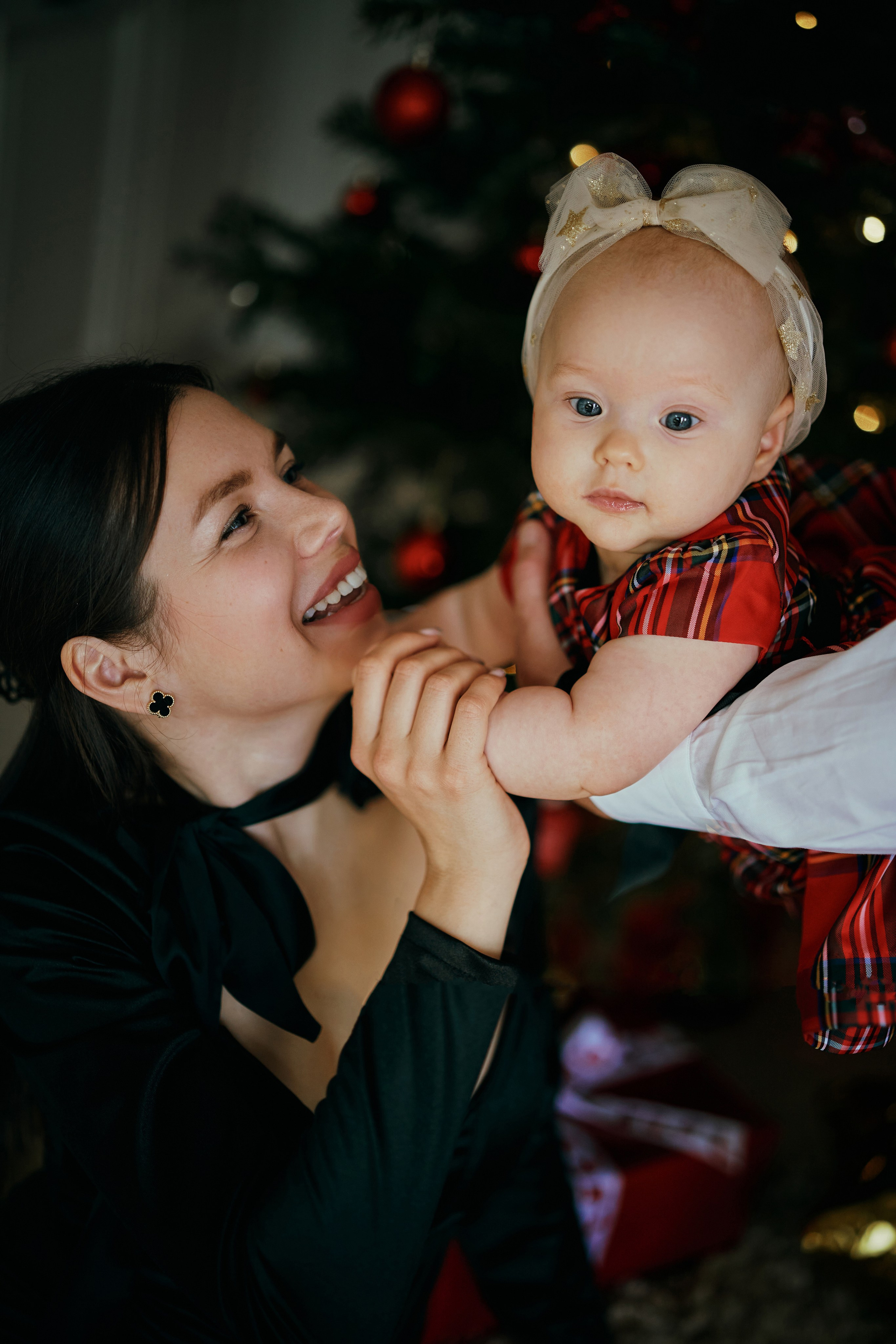 Юрий, Наталья и Алина. Первый новый год. Фотограф в Барселоне Жанна Захарченко