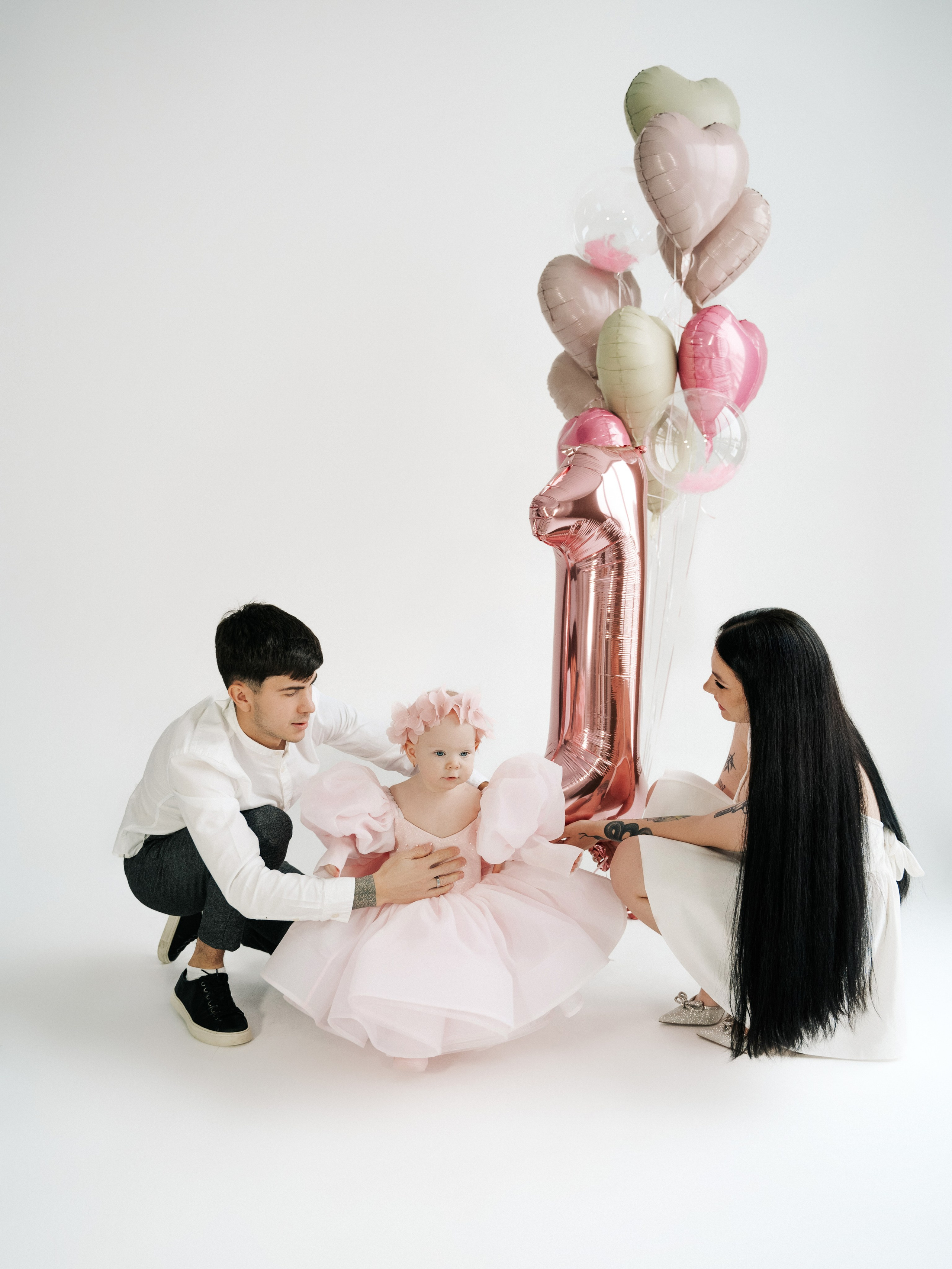 First birthday photoshoot Veronika