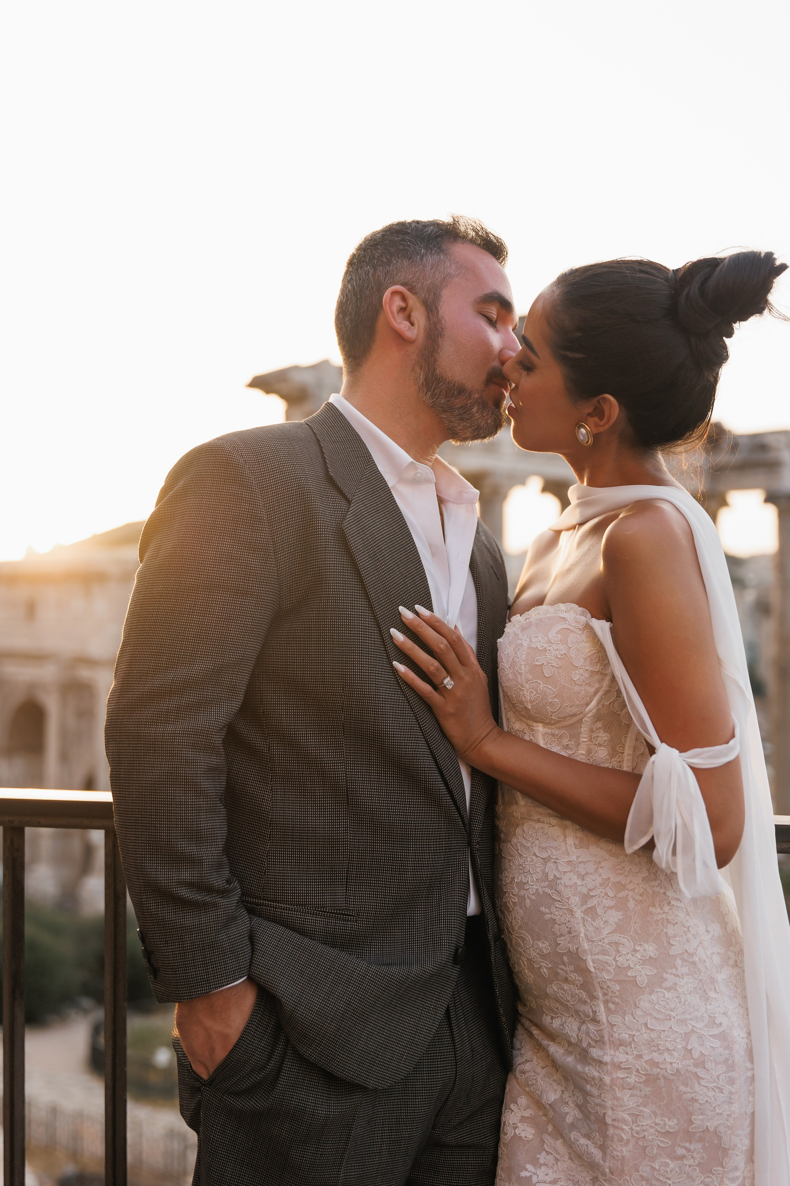 Veroniva & Dean. Wedding Photographer Rome Tuscany Como Sicily Puglia Amalfy Italy- Oksana Savenchuk