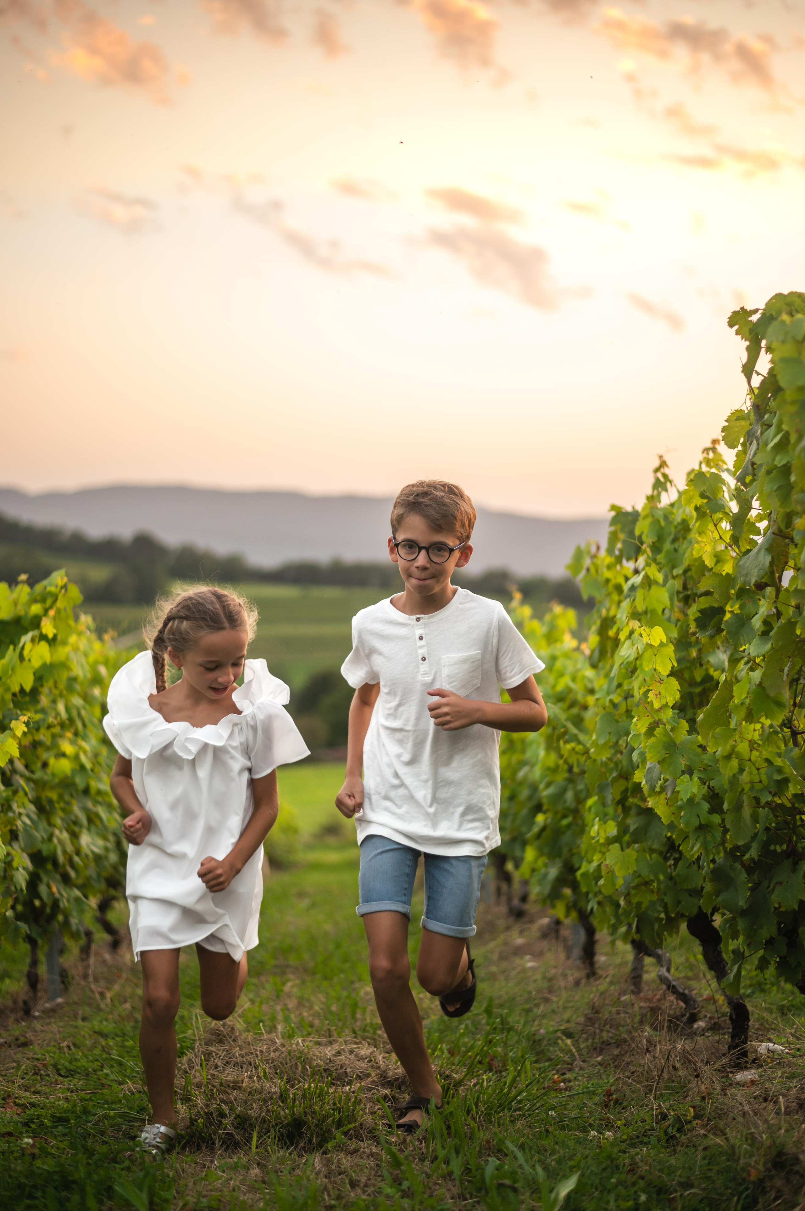 Pique-nique dans les vignes. Ekaterina Brevet - photographe de mariage