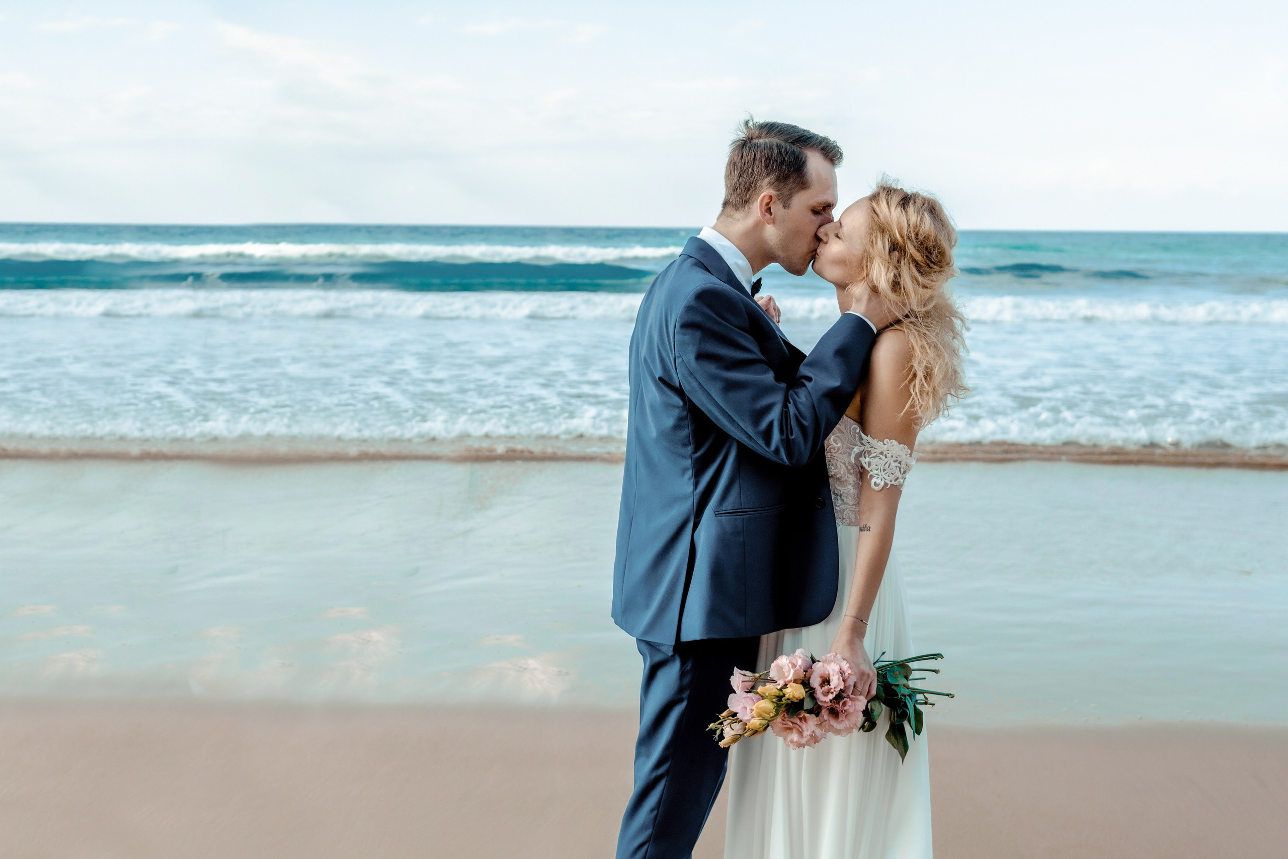 Церемония на пляже, Нерихус и Эгле. Фотограф в Португалии Полина Готовая