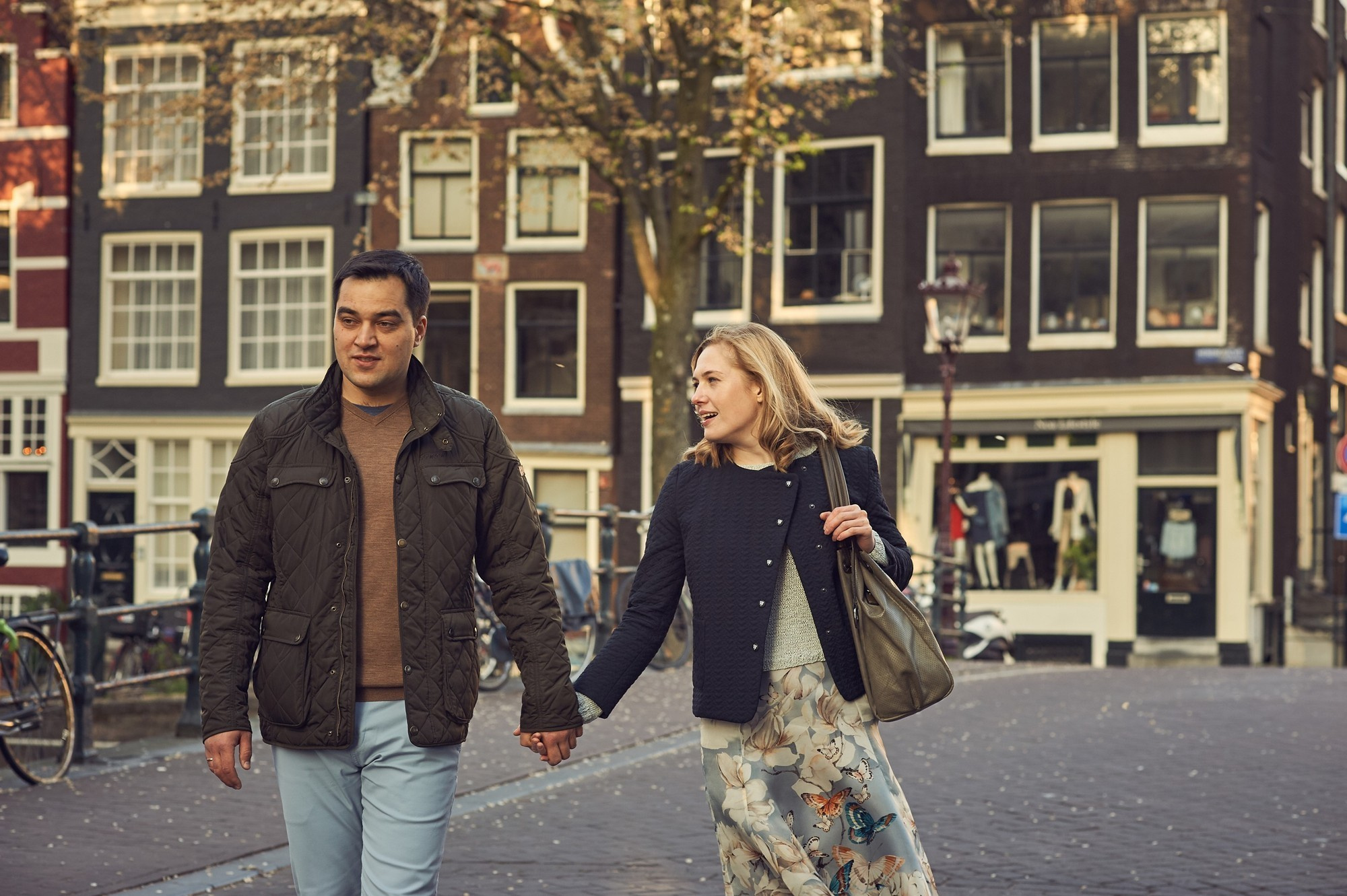 Аmsterdam Love story. Portrait and Wedding Photographer Brussels & Amsterdam