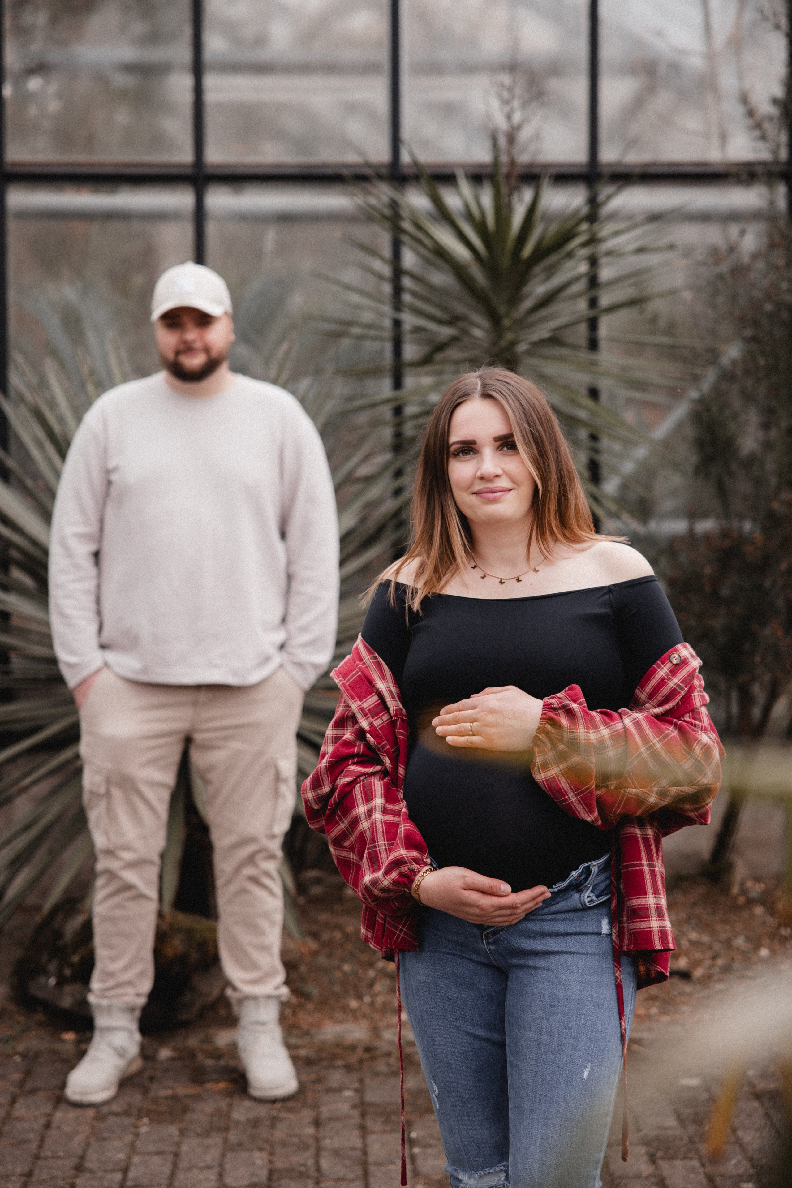 Babybauch Shooting im Fotostudio | Schwangerschaftsfotos in Bochum. Hochzeitsfotografin Bochum | Halyna Reiche Fotografie NRW