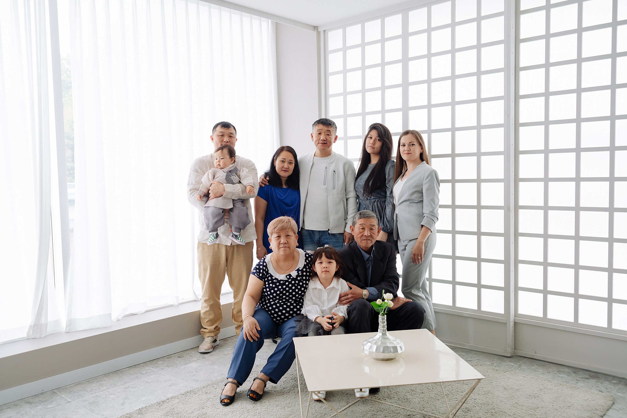 Тимофей в студии. Фотограф беременности, ньюборн и годовасиков в Корее Жанна Хан