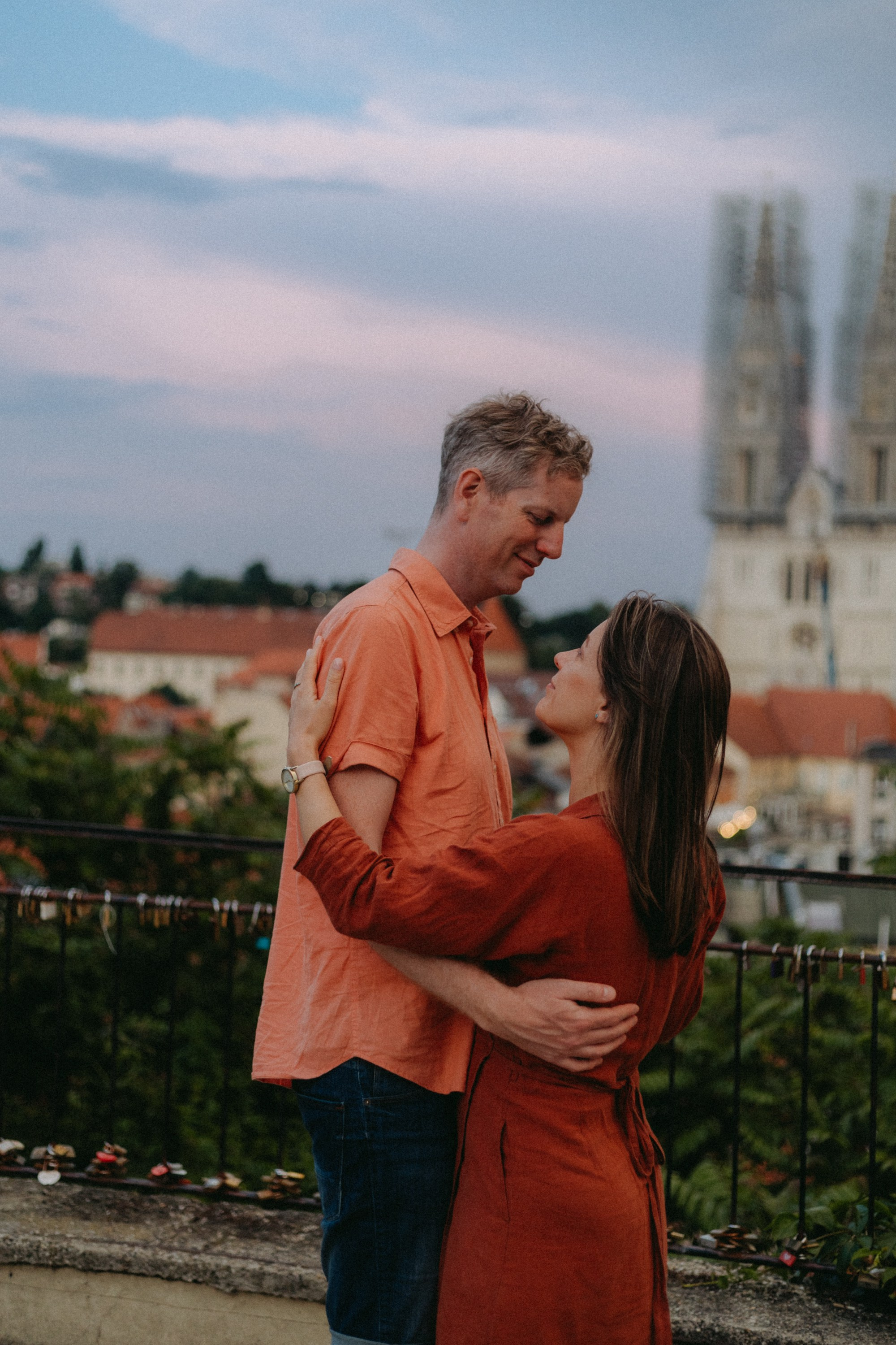 Family in the city. Elena Gorobets. Photographer in Zagreb