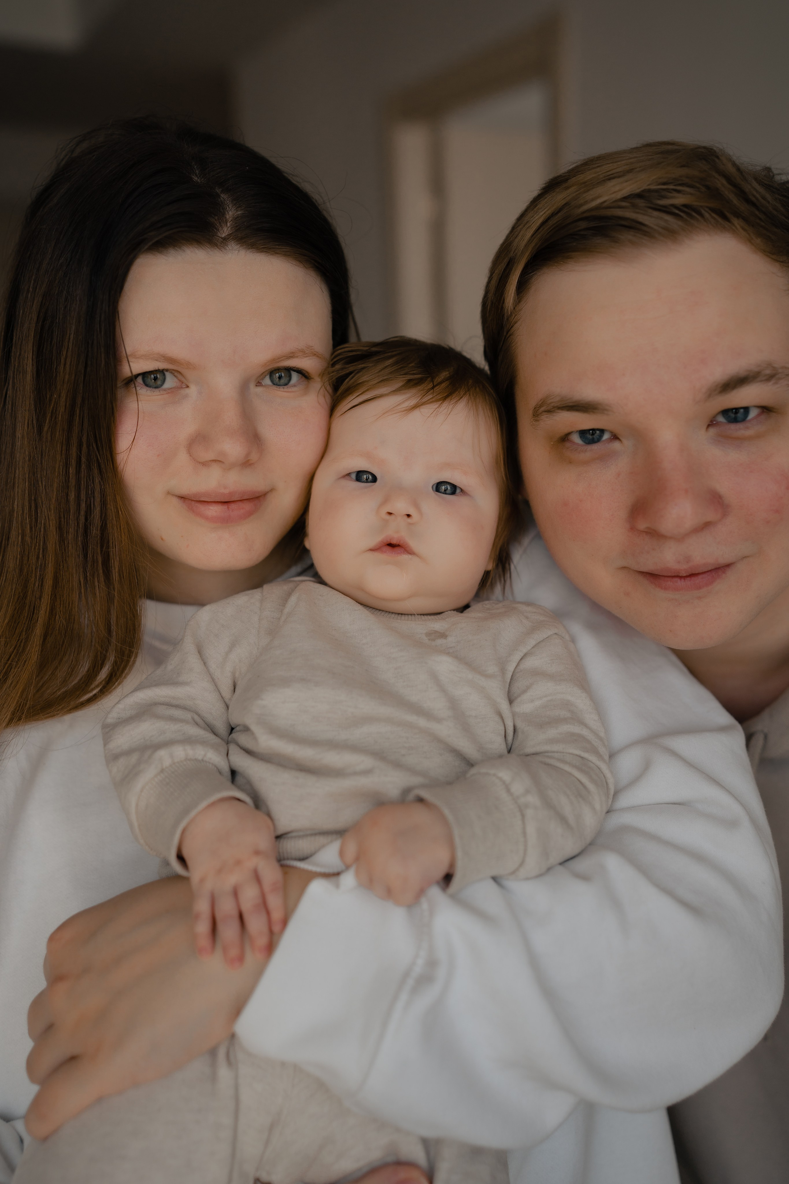 Семейная с младенцем. Фотограф Москва Ларина Юлия