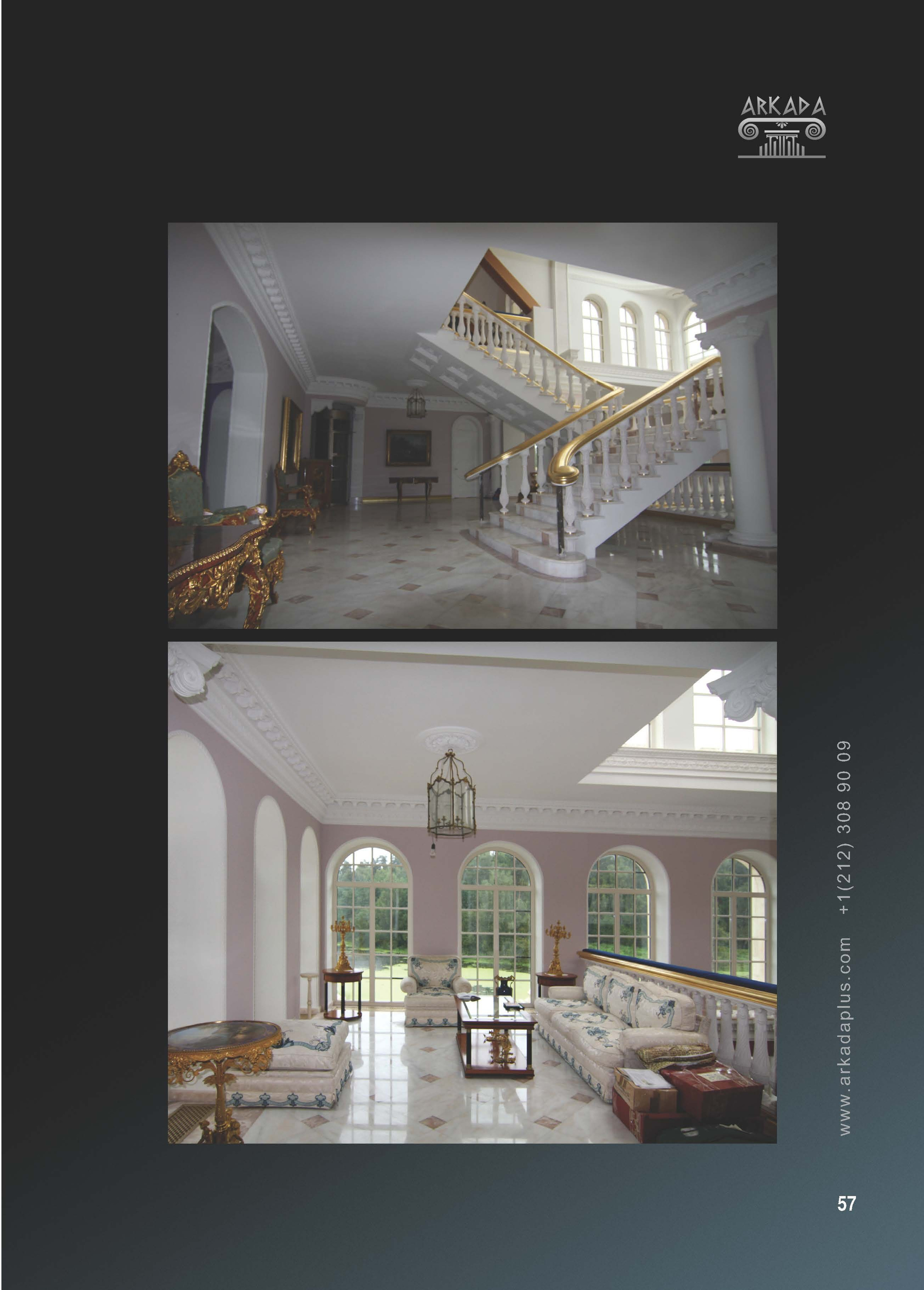 Catalog pages. Plaster molding