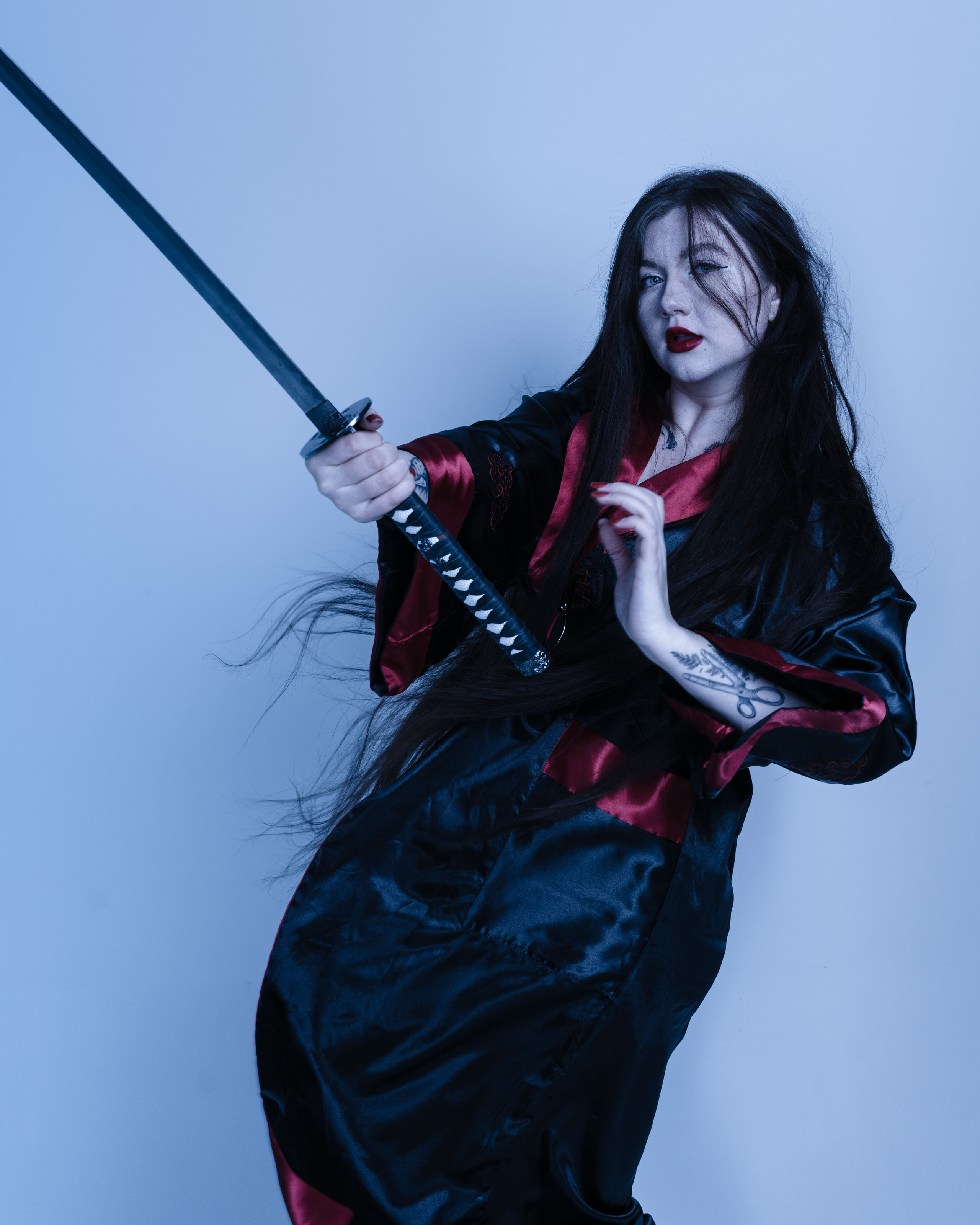 SAMURAI.EXE. Anna Omni — concept photographer and digital artist in Riga, Latvia