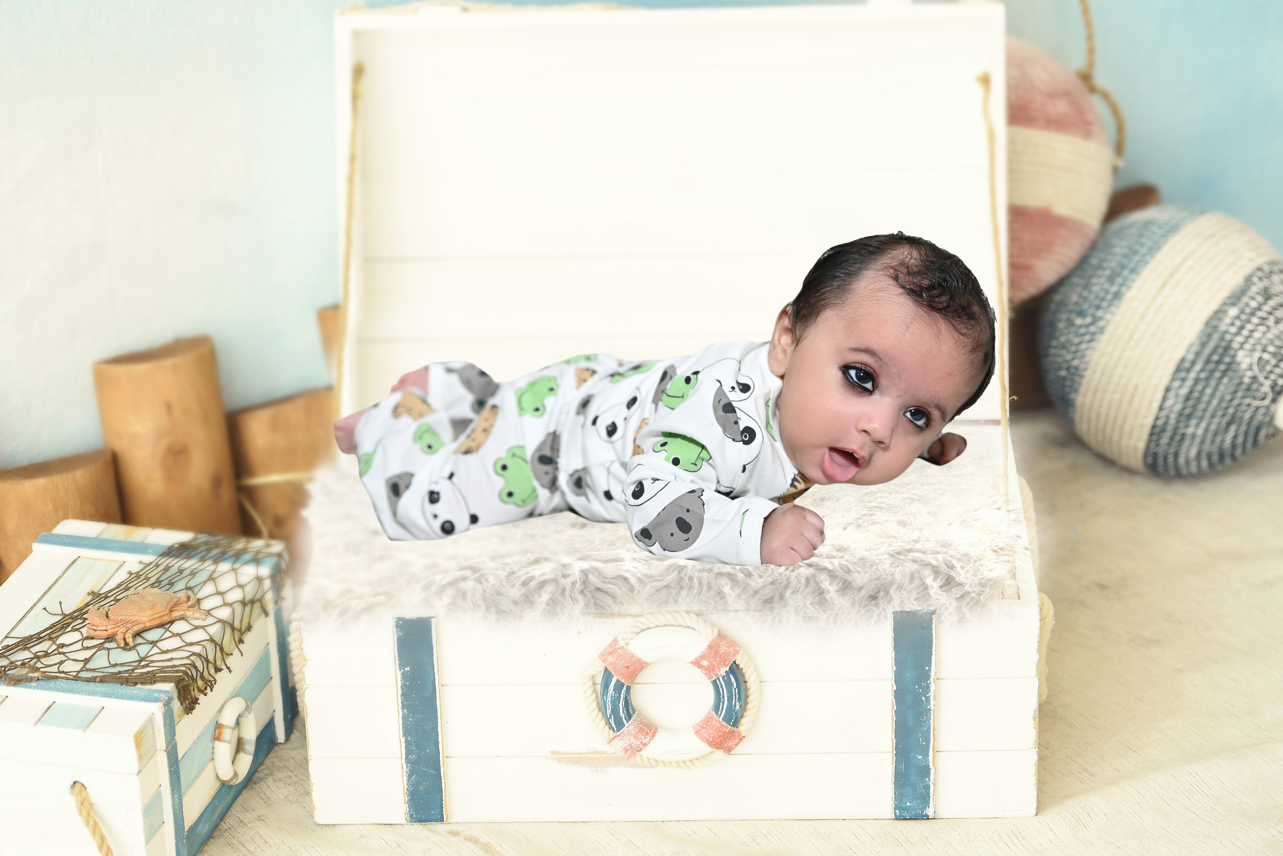 6 MONTH BABY SHOOT. “Ajay Digital Photo Studio — Capturing Timeless Wedding Moments”