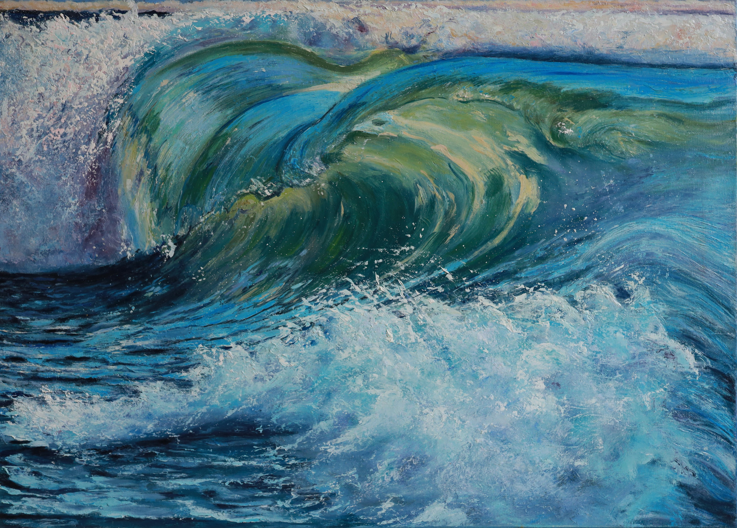 MOŘSKÉ VLNY. GALA художник из г. Харьков в Чехии