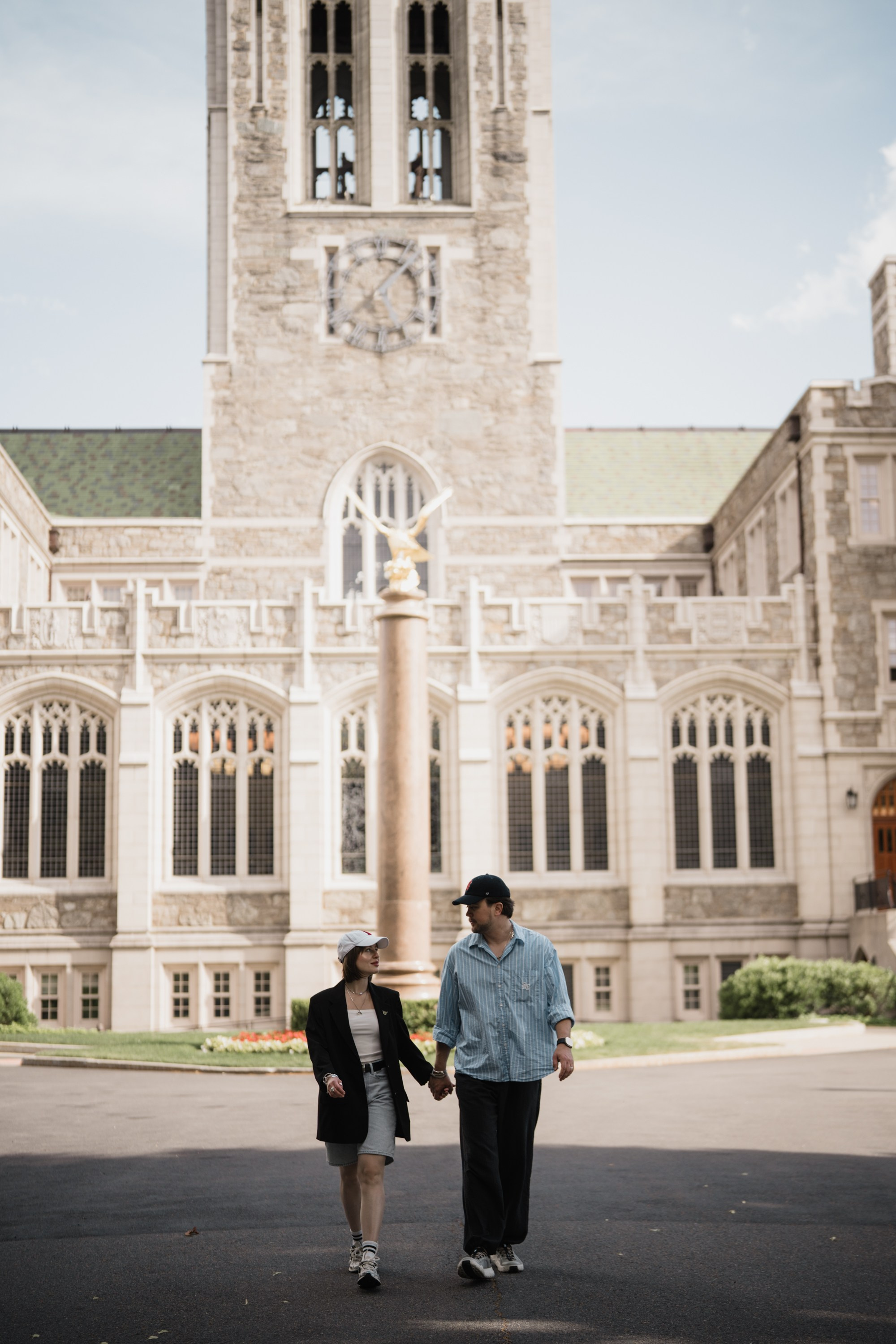 Photoshoot in College Boston. Portrait and wedding photographer in New York