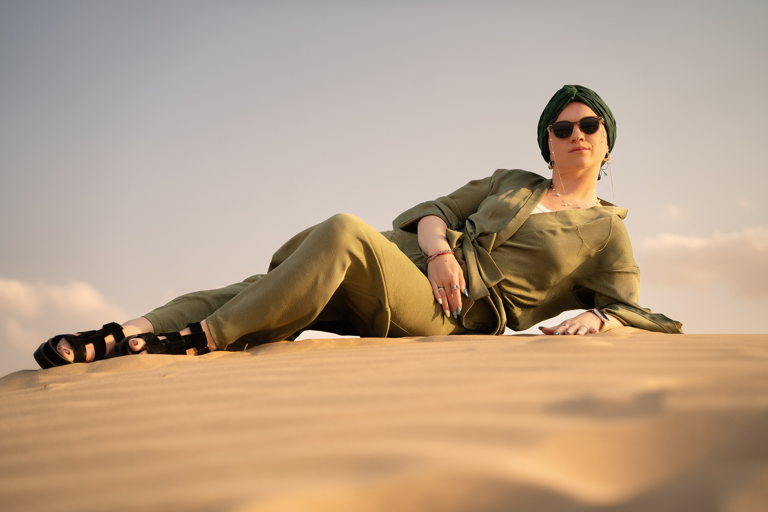 Desert Photoshoot in Abu Dhabi — Magic of Light, Wind & Emotion. Mariia Safronova is your photographer in Abu Dhabi and Dubai