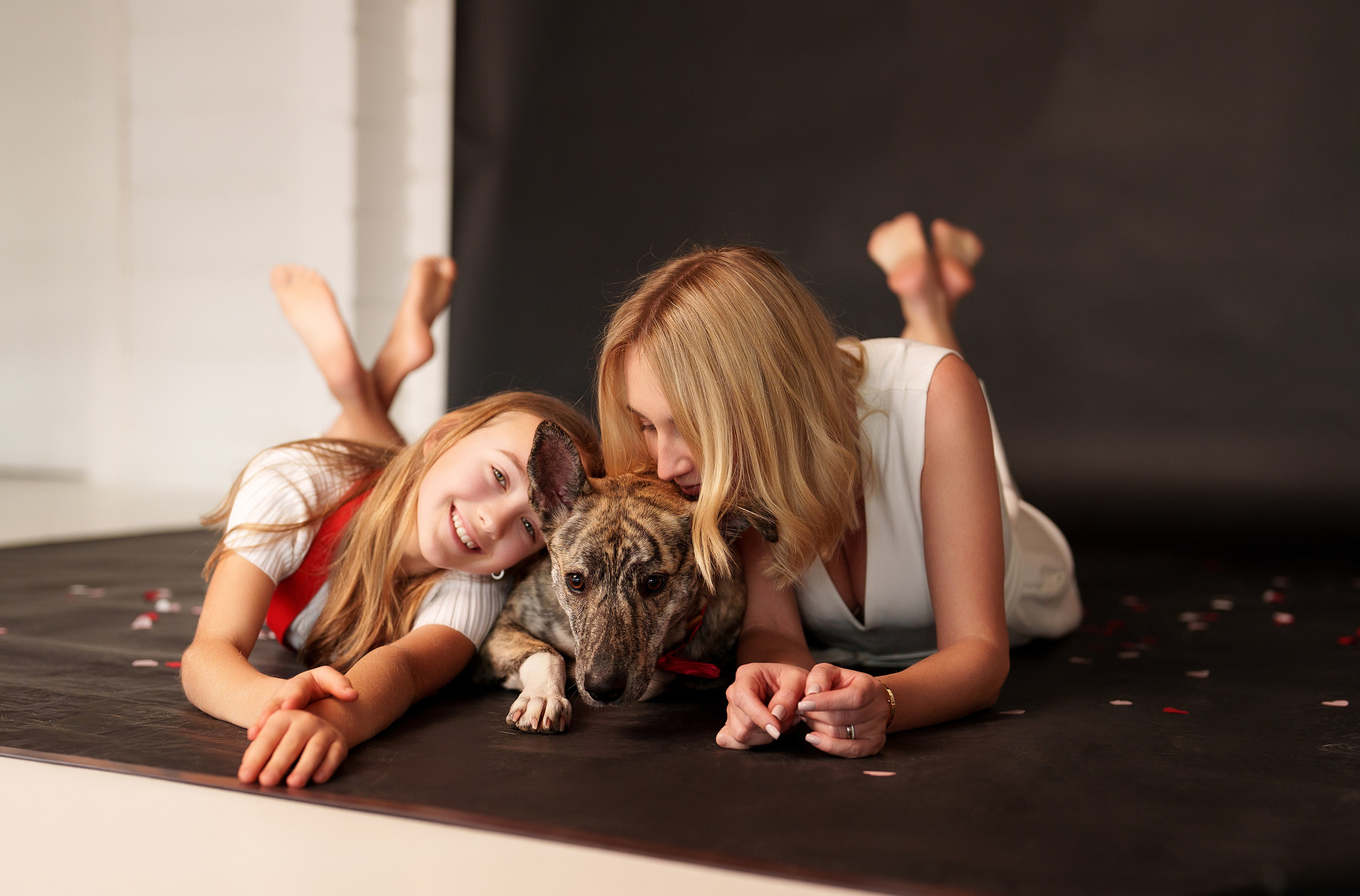 Three Hearts. Family, conceptual women portrait photograher in Geneva, Switzerland