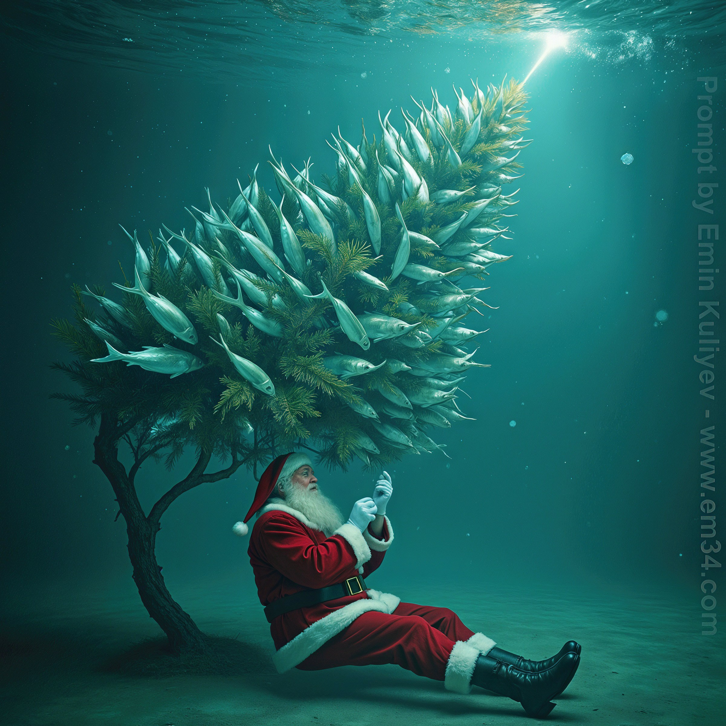 Created my own vision of a Christmas tree in ai. Emin Kuliyev — Award-Winning Wedding Photojournalist NYC & USA | Best Wedding Photographer Known for Candid, Timeless Moments