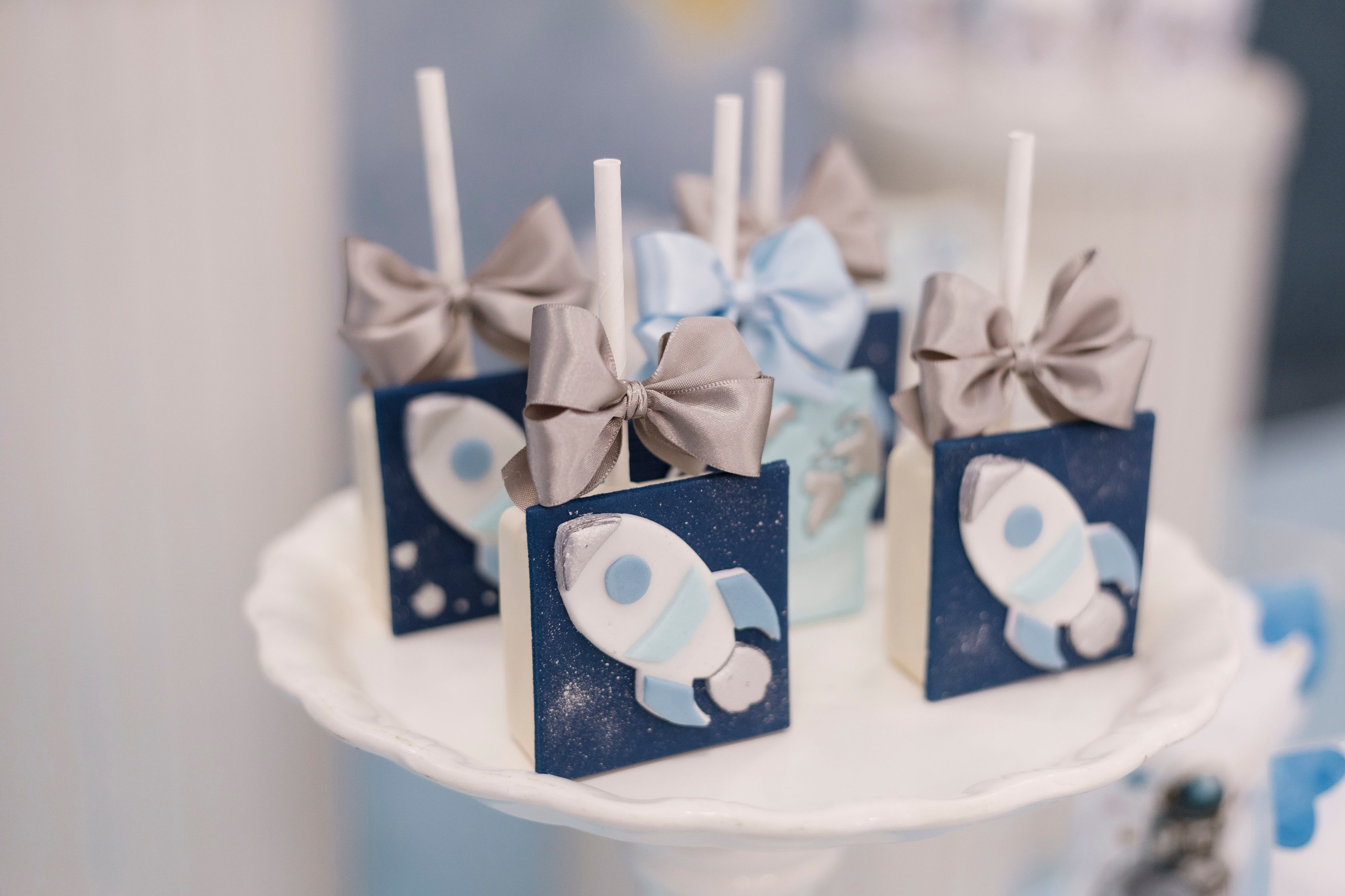 Detalhes da decoração astronauta na festa de 2 anos do Joaquim