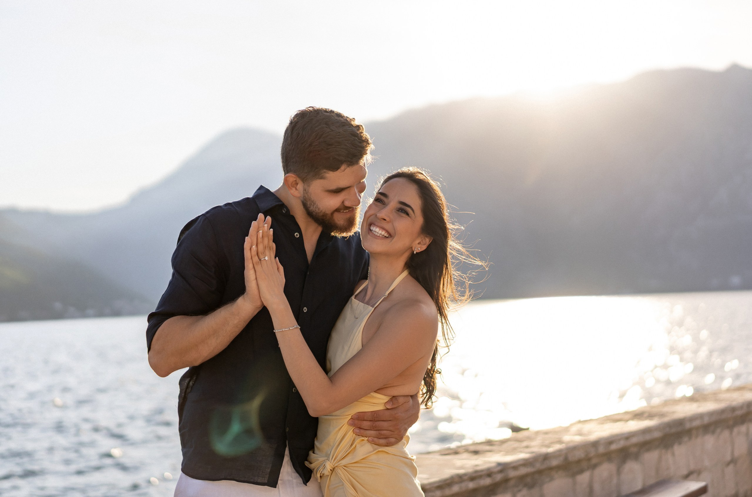 Perast Engagement Photoshoot. Bryllupsfotograf og videograf i Montenegro | Maria & Vasilii