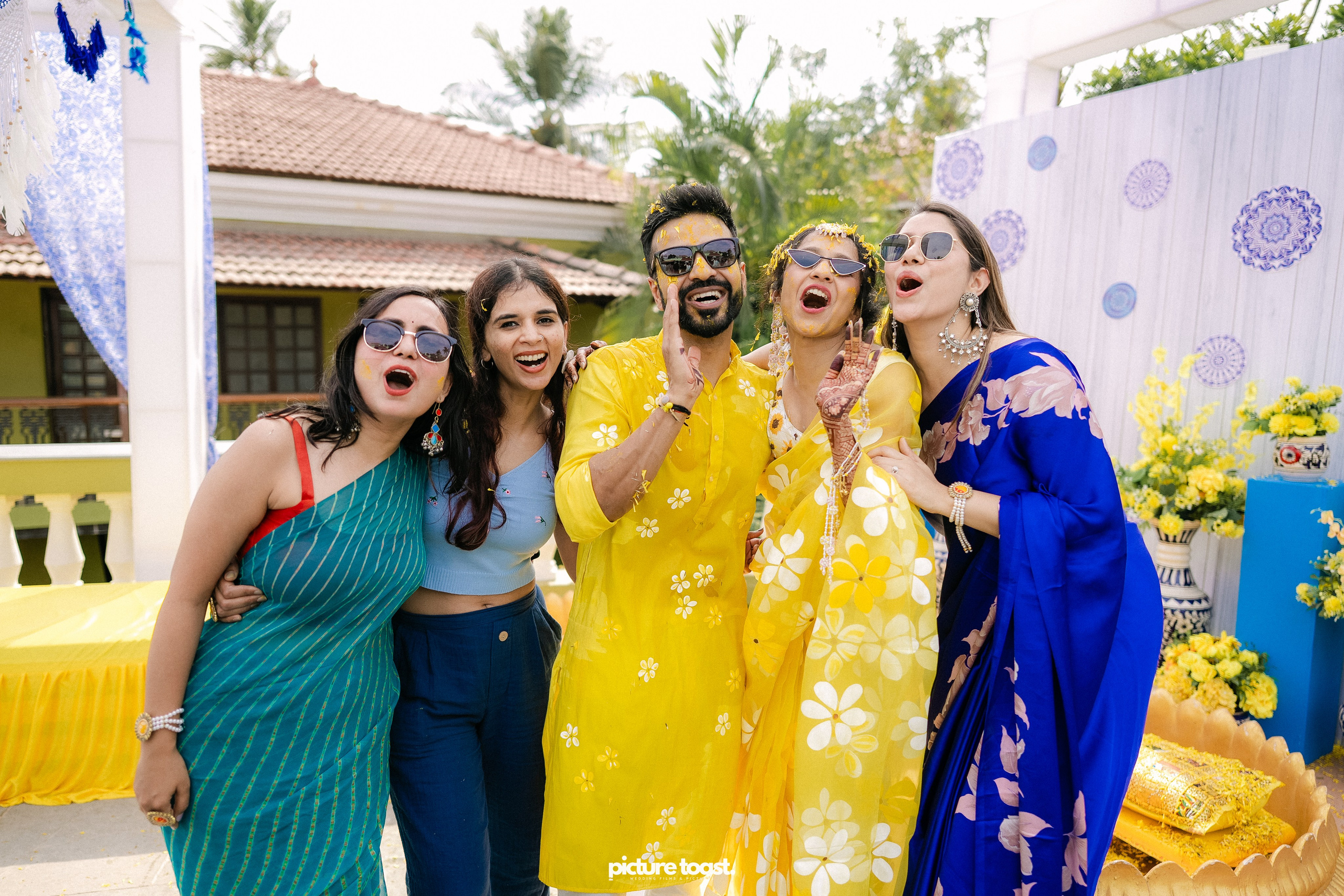 Haldi Hues Ft. Baebie & Goyal. Fine art Wedding Photographers in India & Canada