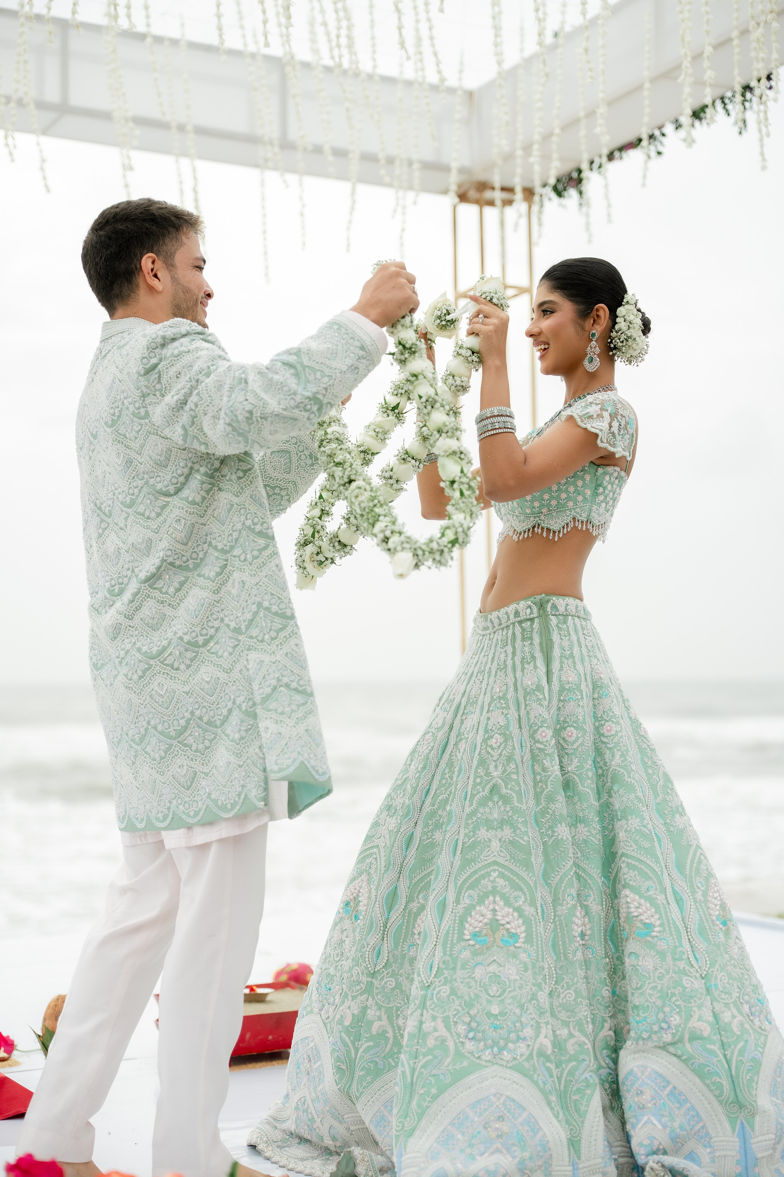 Beach Shaadi! Ft. Aishwarya & Milan. Fine art Wedding Photographers in India & Canada