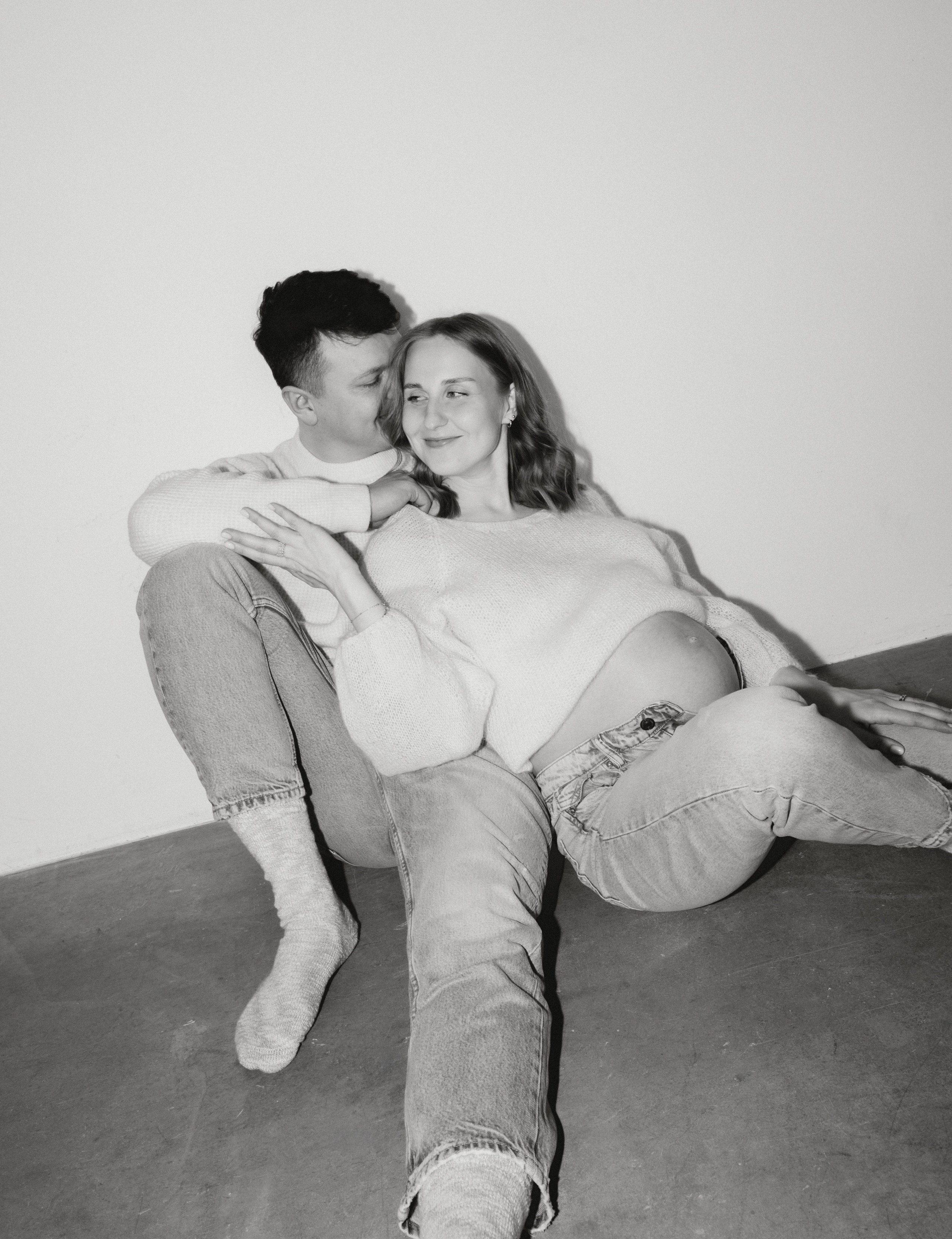 Laukimo fotosesija studijoje | su Marta ir Šarūnu. Vestuvių ir šeimų fotografė Lena Bondarenko / belove photo