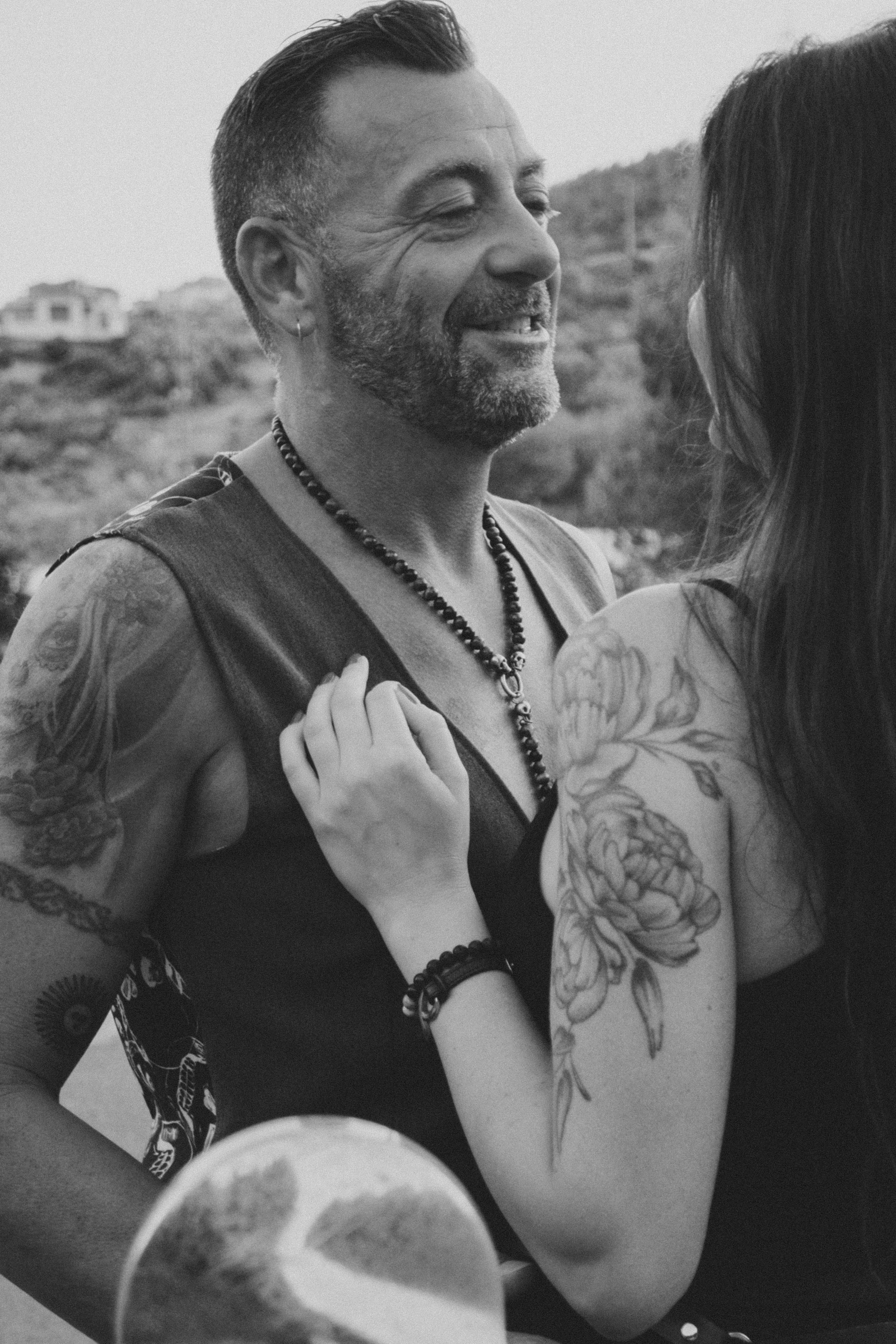 Фотосессия пары на мотоцикле. Профессиональная фотосъемка в Калафелле — Елена Медведева