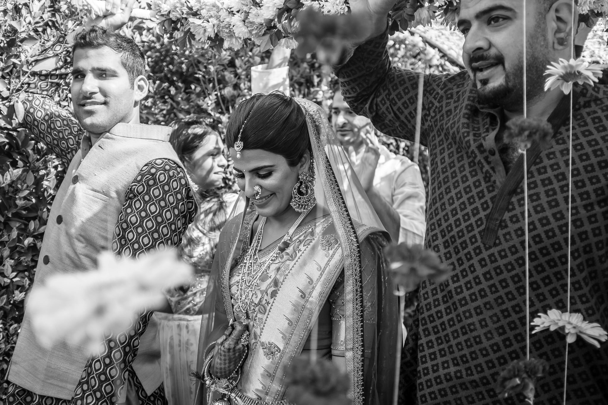 Punjabi + Marathi fusion wedding at New Delhi, India