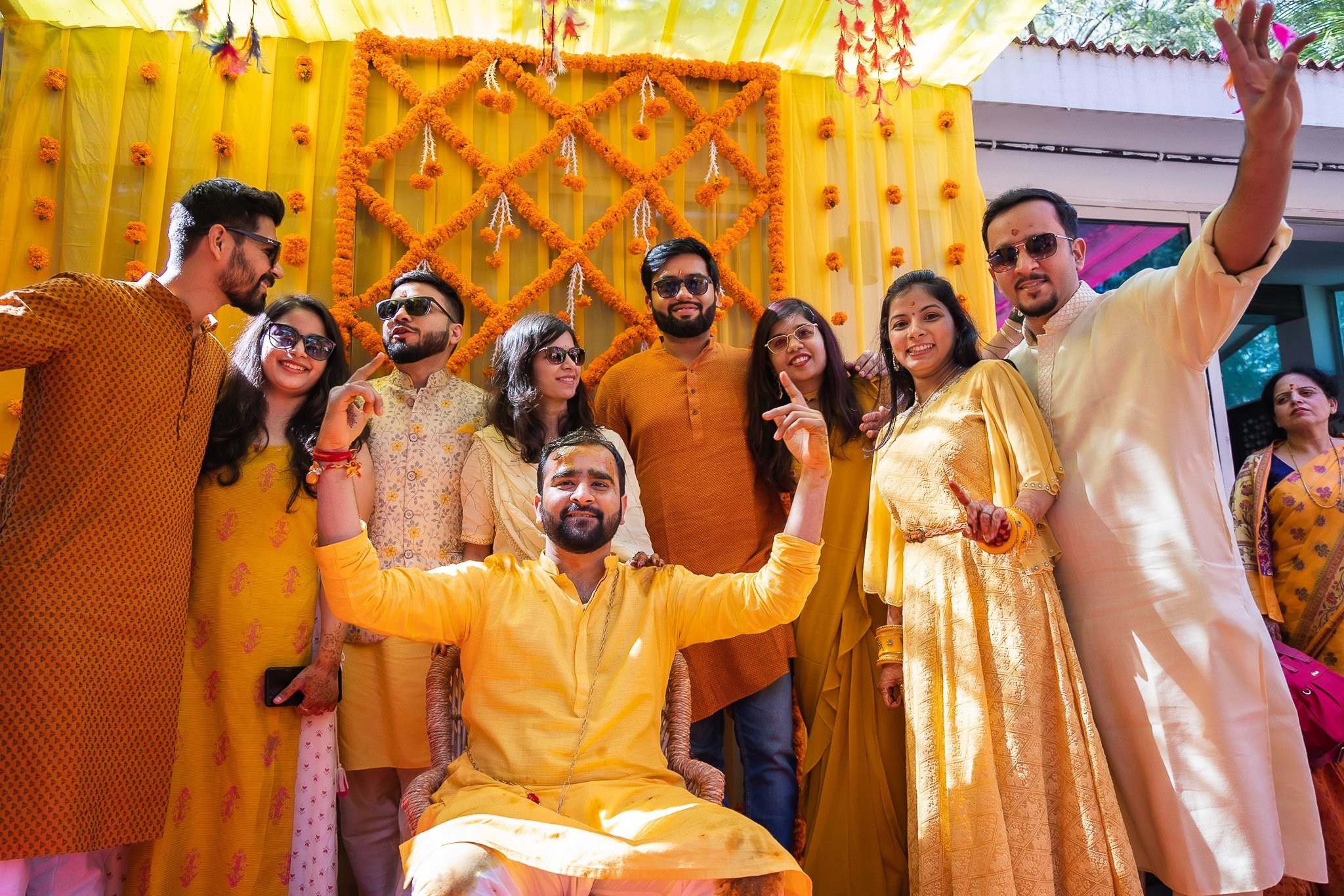 Telugu + Punjabi Fusion Wedding at Le Roma Gardenia resort, Bangalore, India