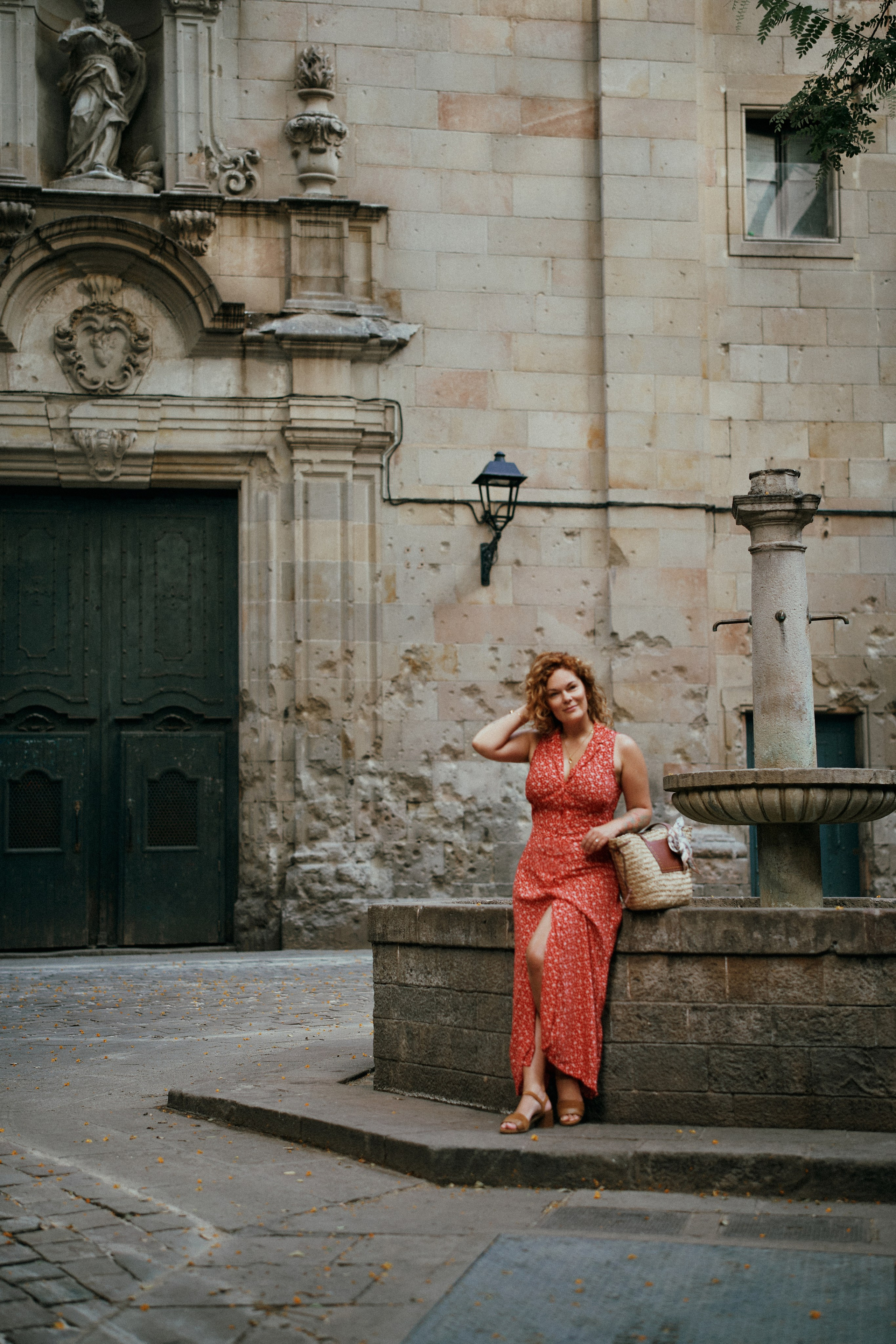 Красное платье. Кристина. Фотограф в Барселоне Жанна Захарченко