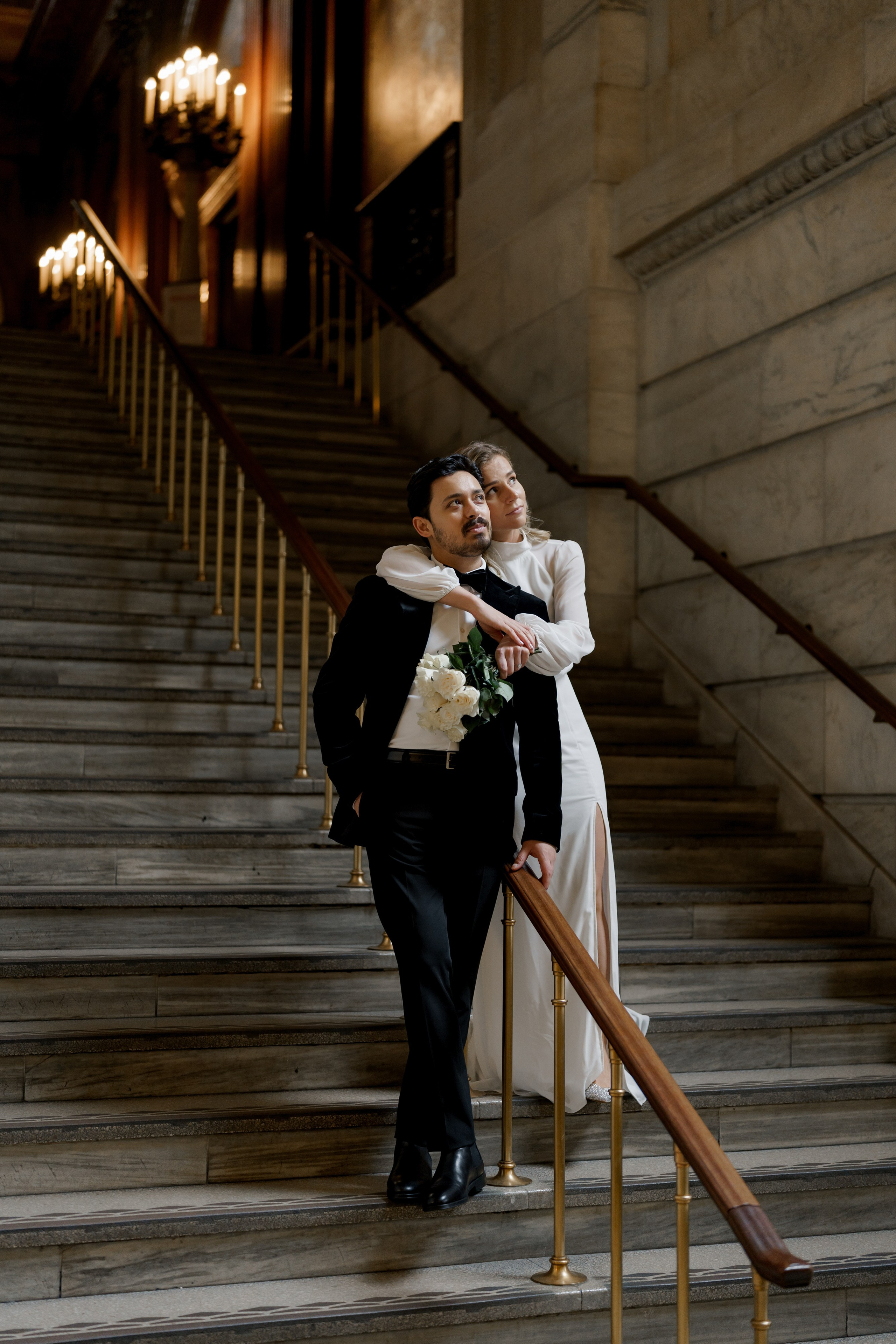 Caroline and Brendan’s Museum MET and Library Engagement Shoot. Wedding photographer and videographer New York | New Jersey