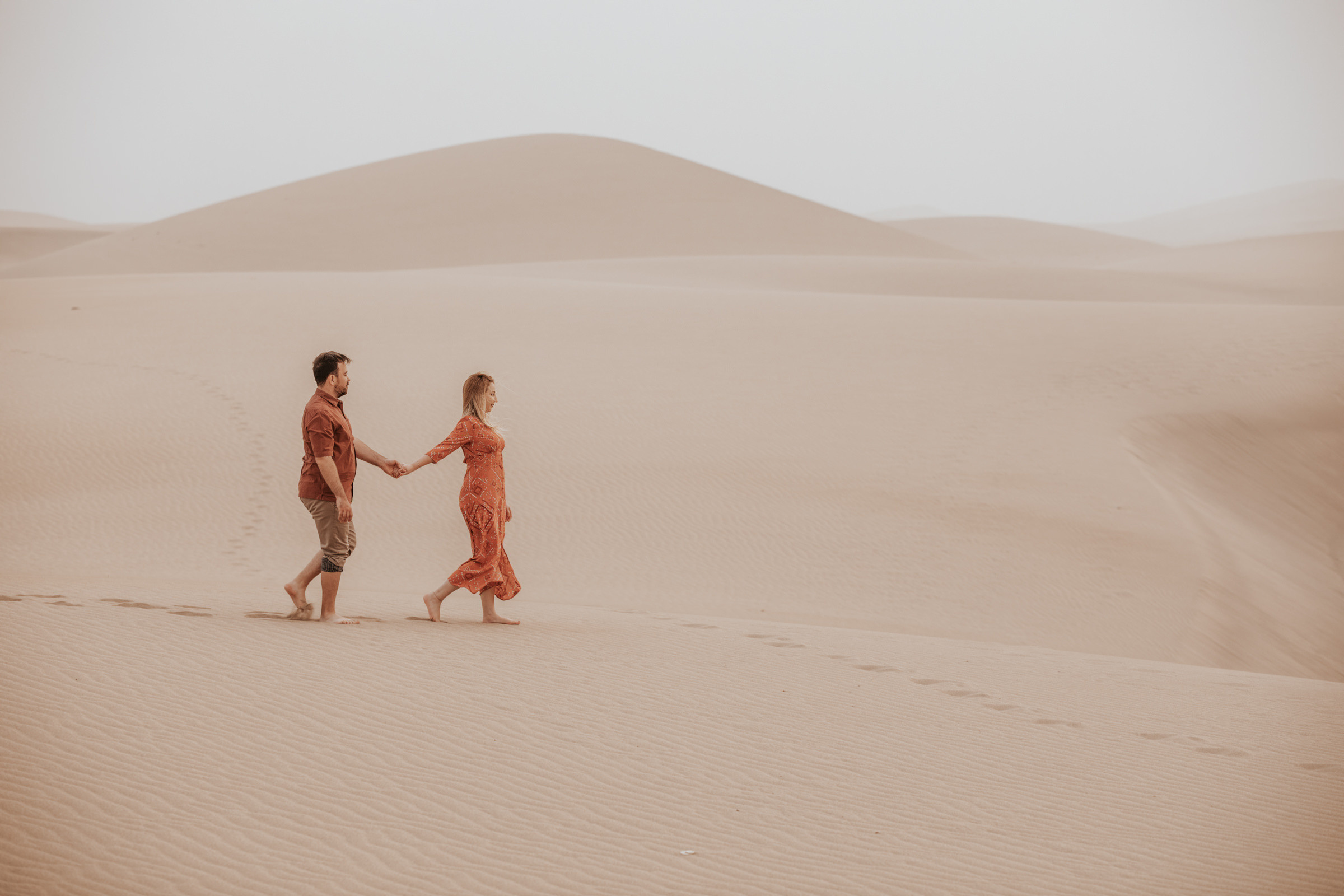 Пара, любовь,  Пустыня Гран-Канария