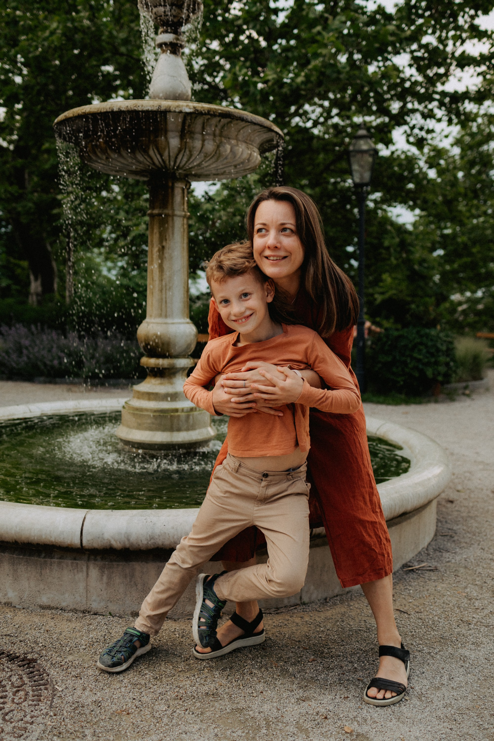 Family in the city. Elena Gorobets. Photographer in Zagreb