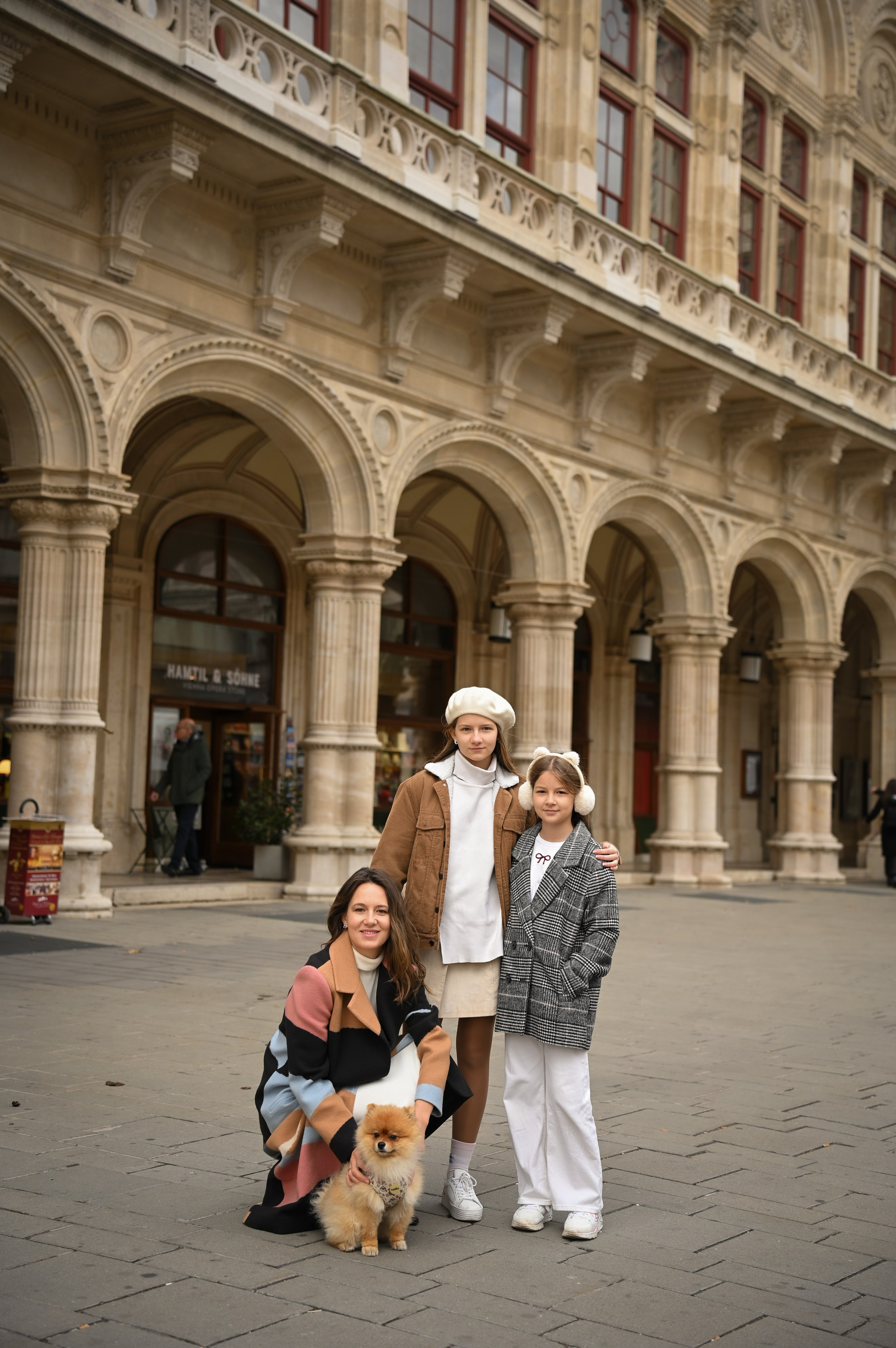 Lena and girls. Photo Vienna and Bratislava