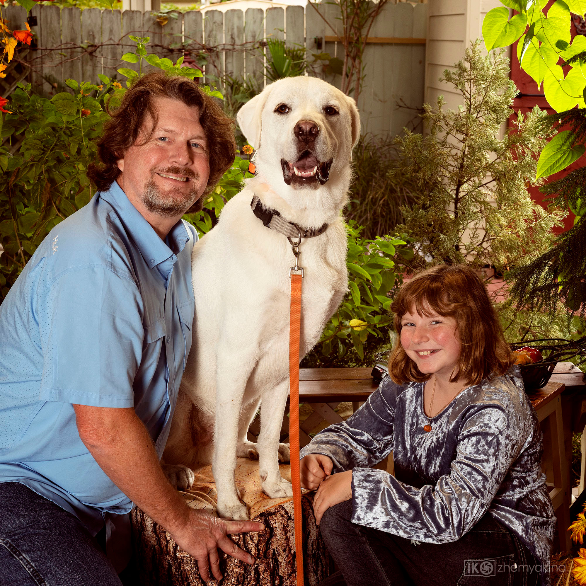 Marina’s family. Photographer Irina Kozhemyakina. Houston