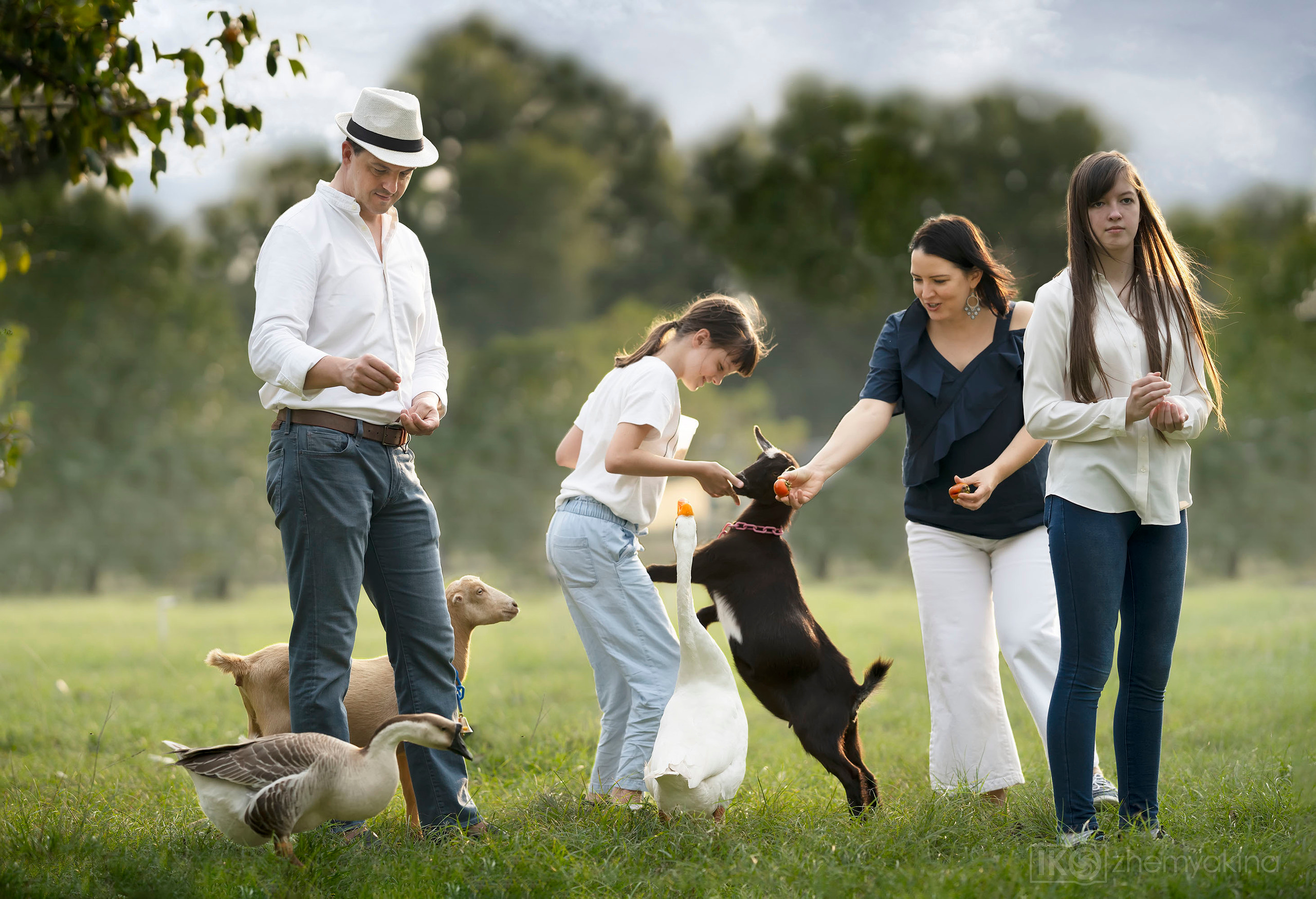 On the farm 09-19-2020. Photographer Irina Kozhemyakina. Houston