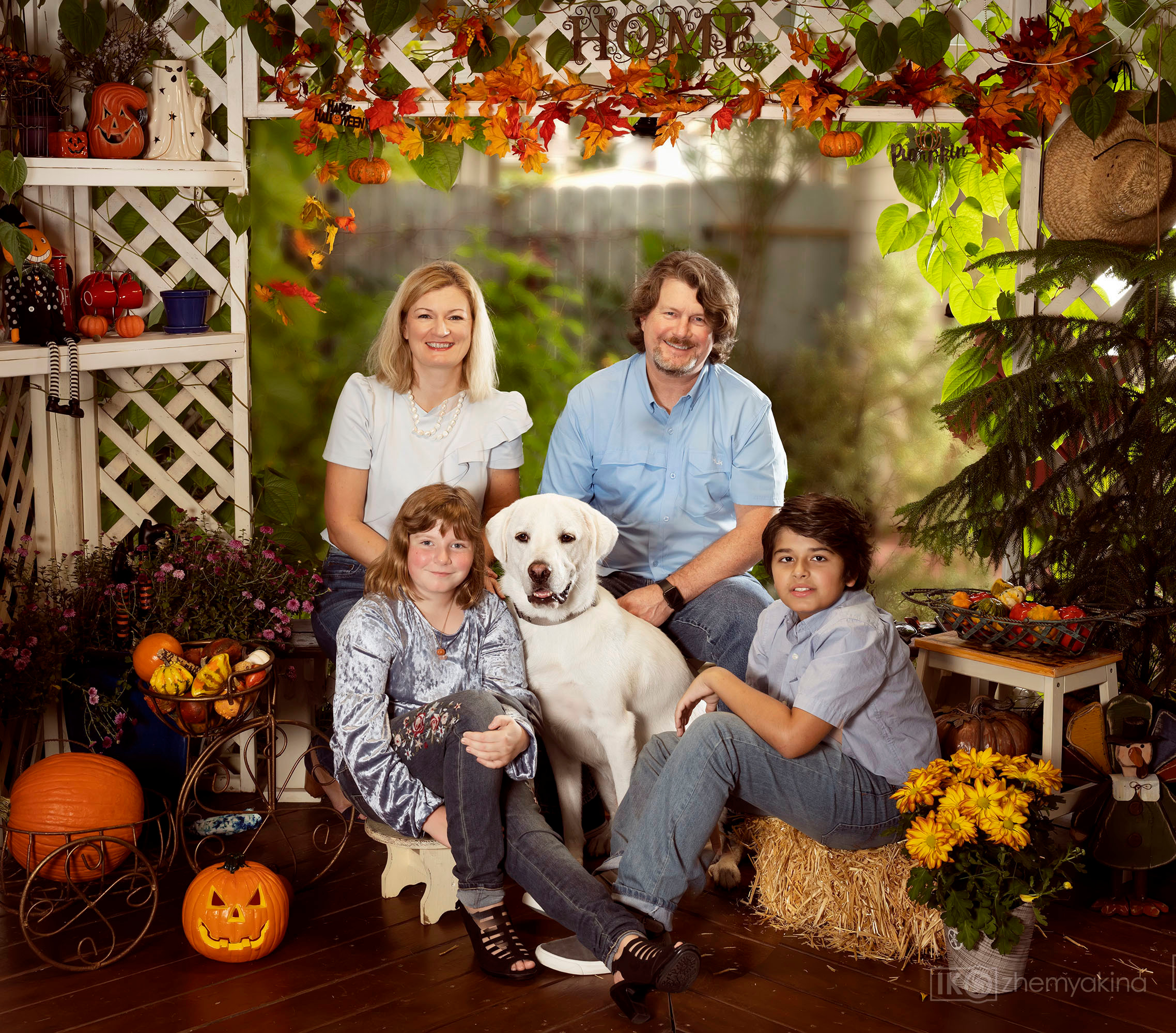 Marina’s family. Photographer Irina Kozhemyakina. Houston