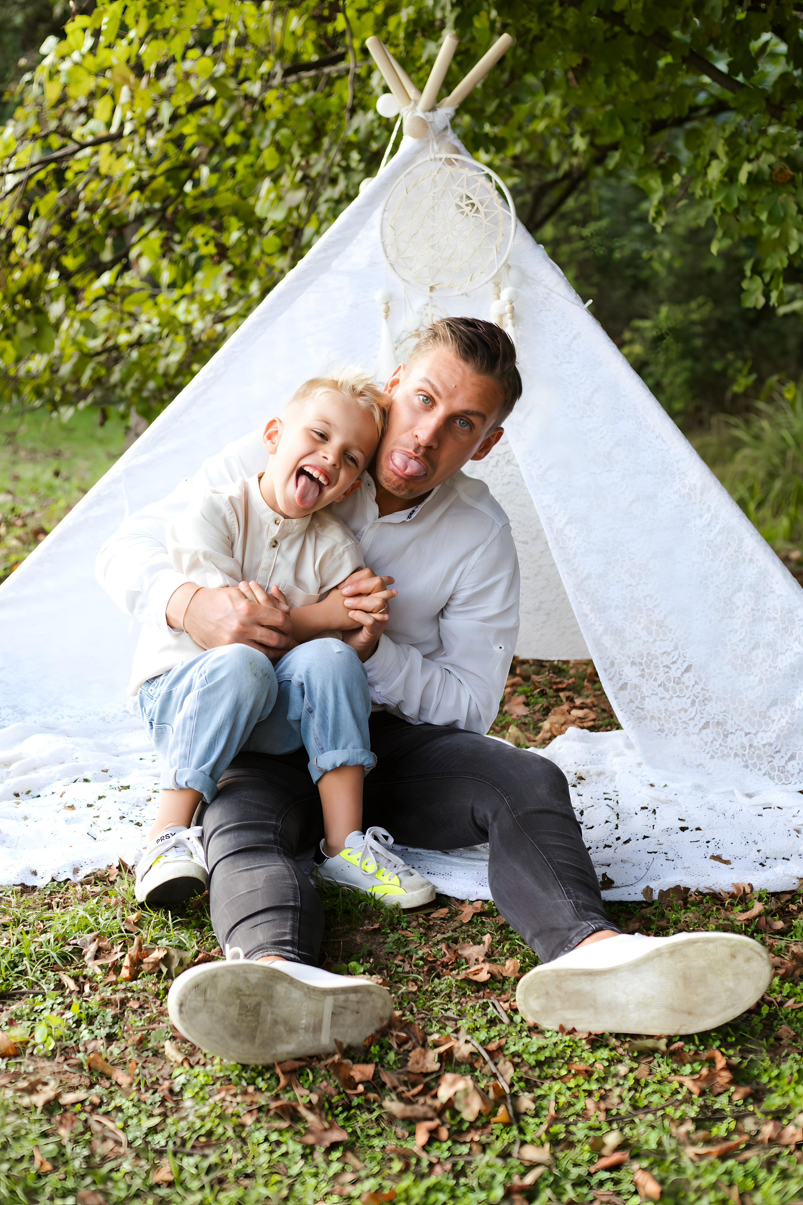 Maggie e la sua bellissima famiglia. Luci e Capricci Photography