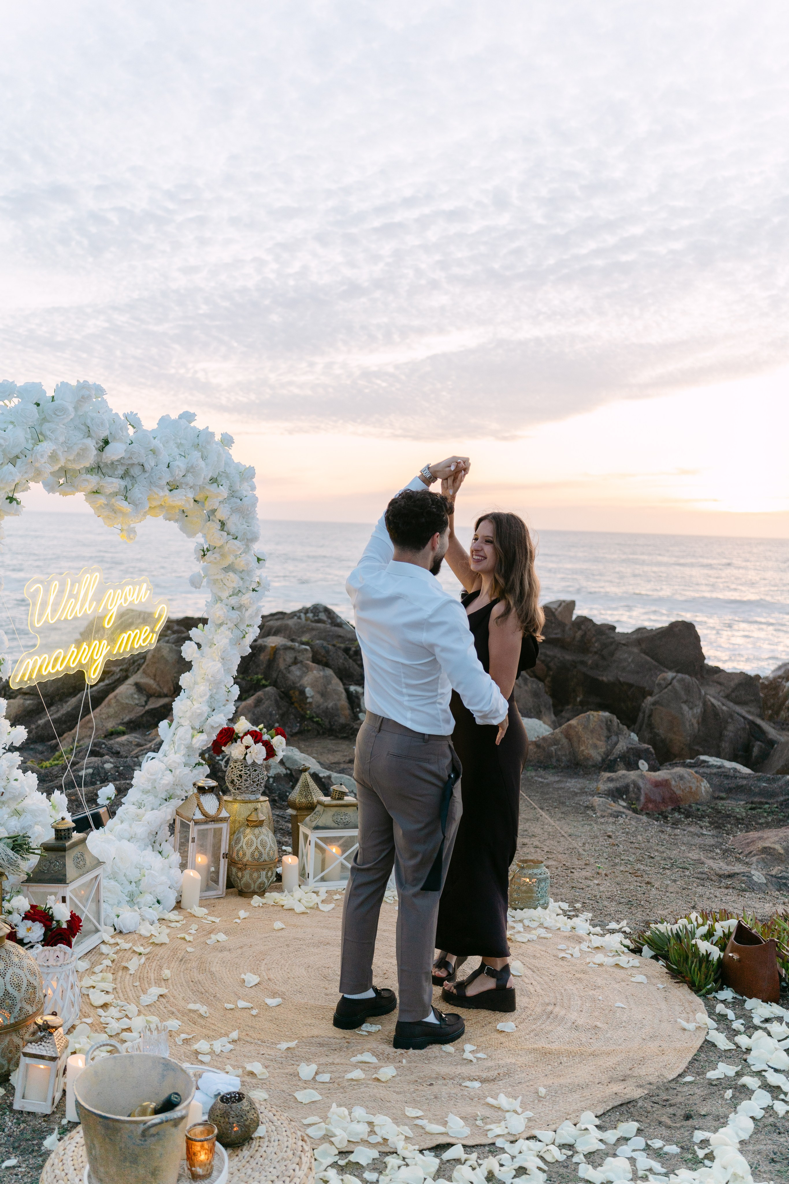 Wedding Proposal at the Beach. Davi Valente