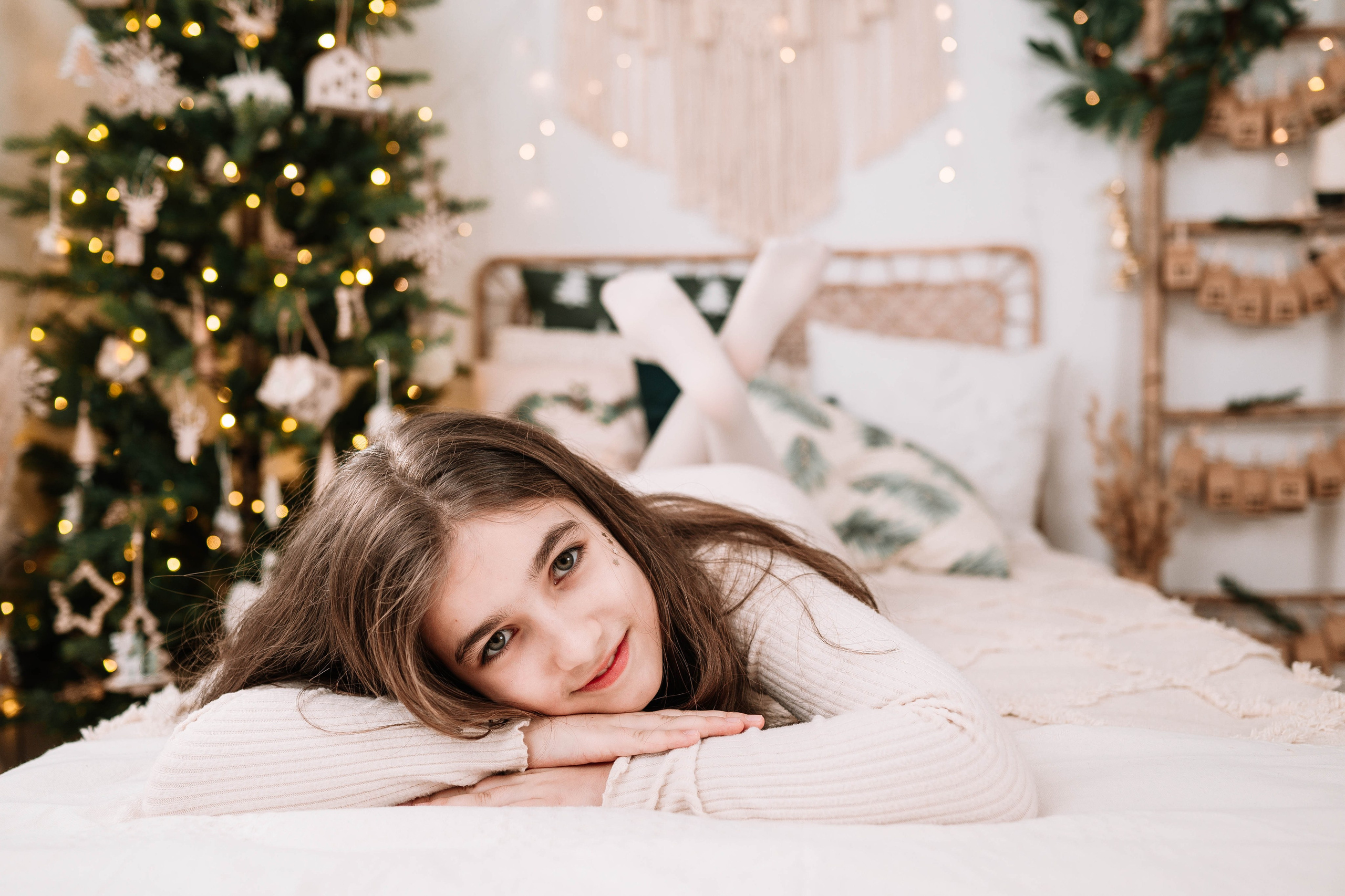 Sara, Vuk, Nevena i Ivan - novogodišnje fotografisanje. Dečiji i porodični fotograf