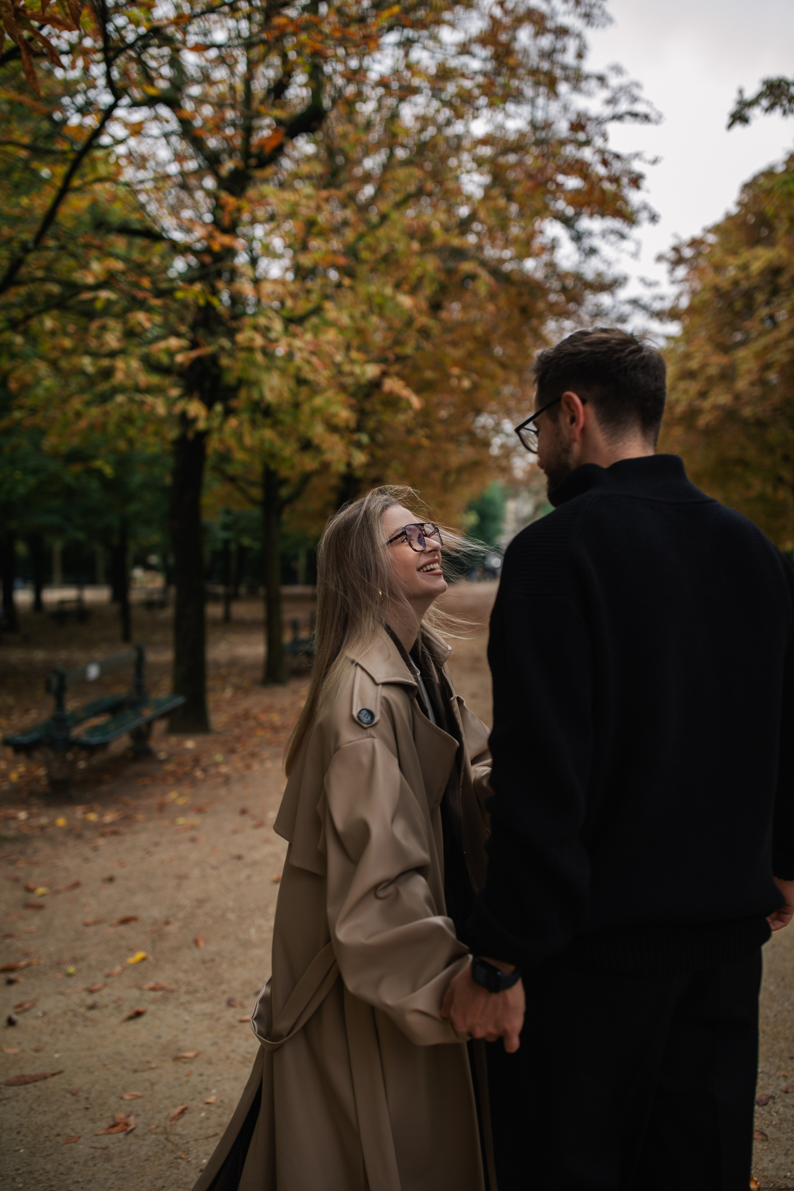 Autumn love story in Paris. Photographe à Rouen, France