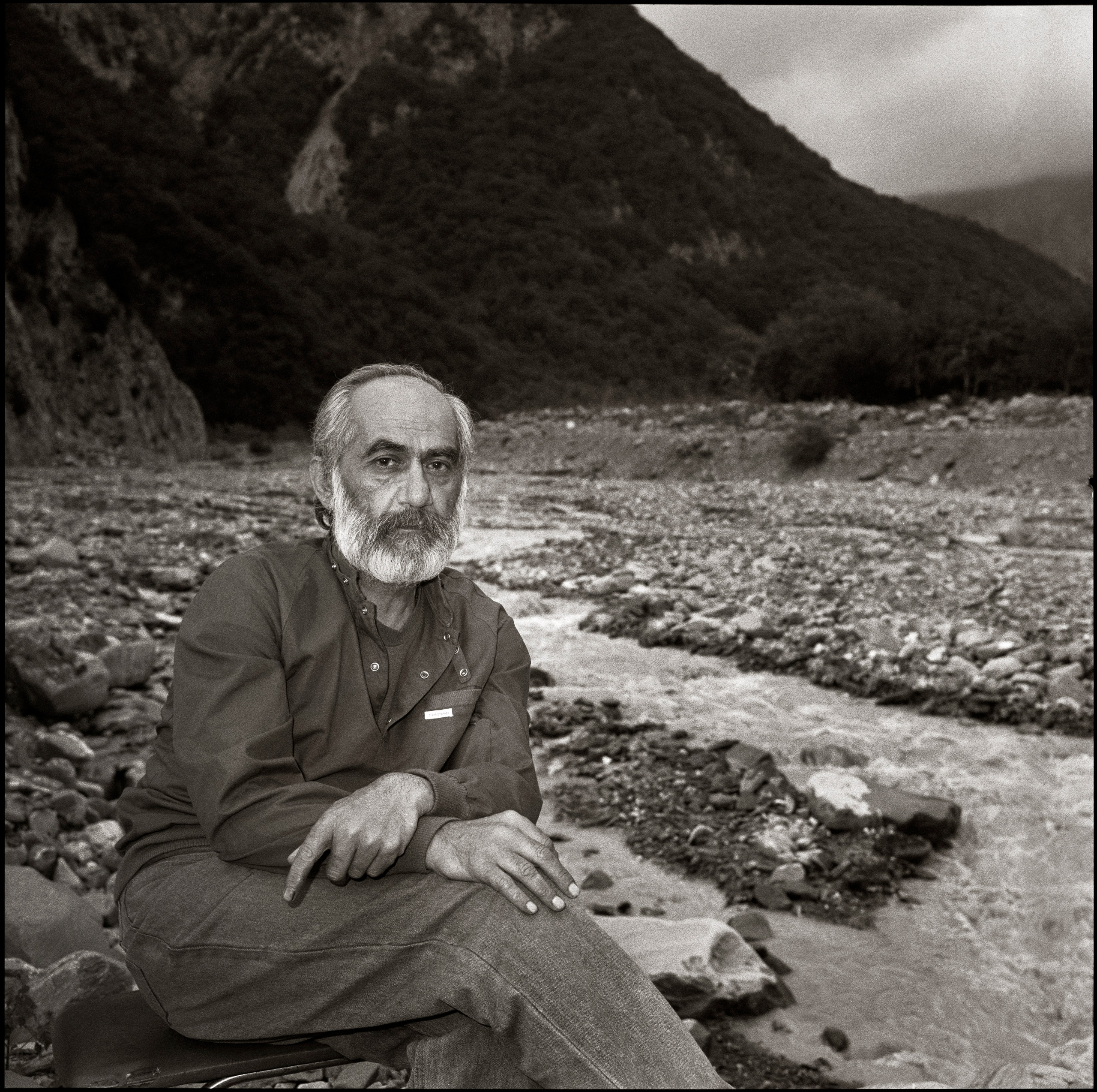 Sanan Gurbanov, artist. Sheki, 1995