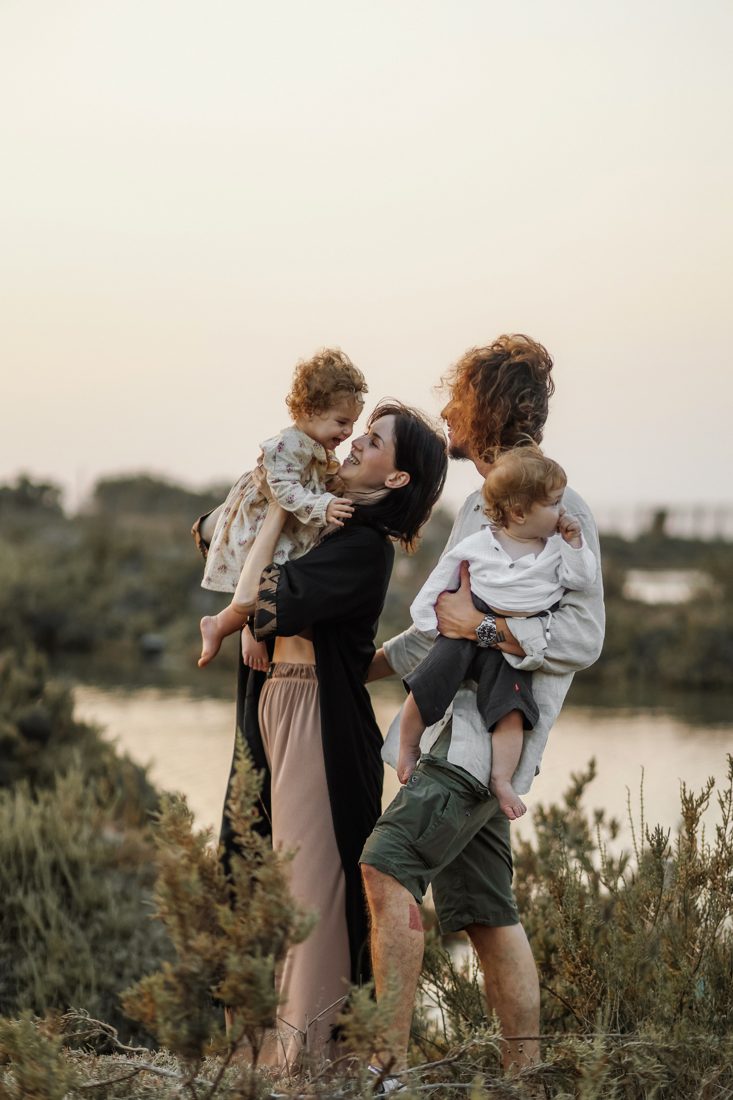 Little curls in Atlit. Family photographer in Israel