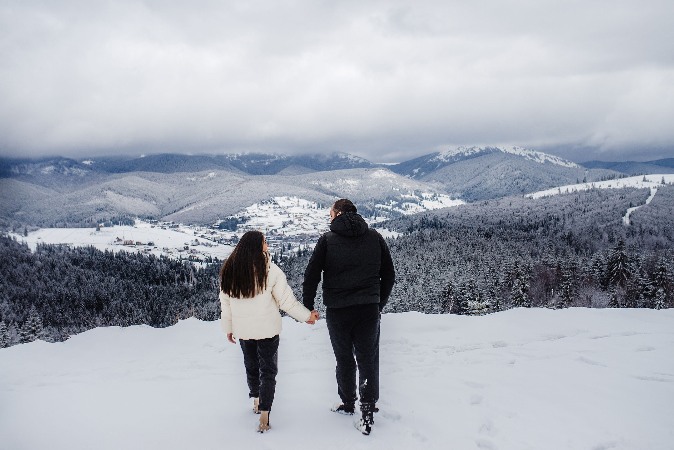 Освідчення Назар та Іванна Буковель. Весільний та портретний фотограф Кизим Арсен
