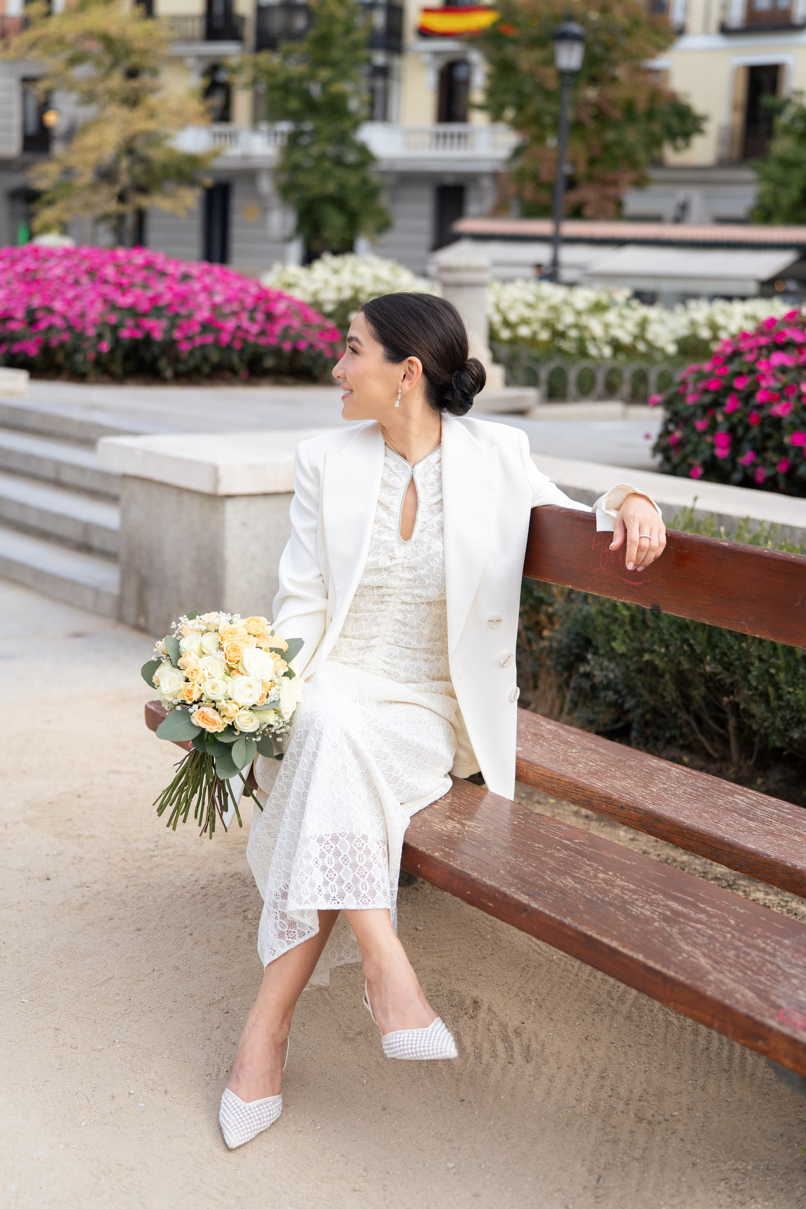 Elopement photoshoot in Madrid city centre. Fotógrafo en Madrid, España. Alyona Belyaninova