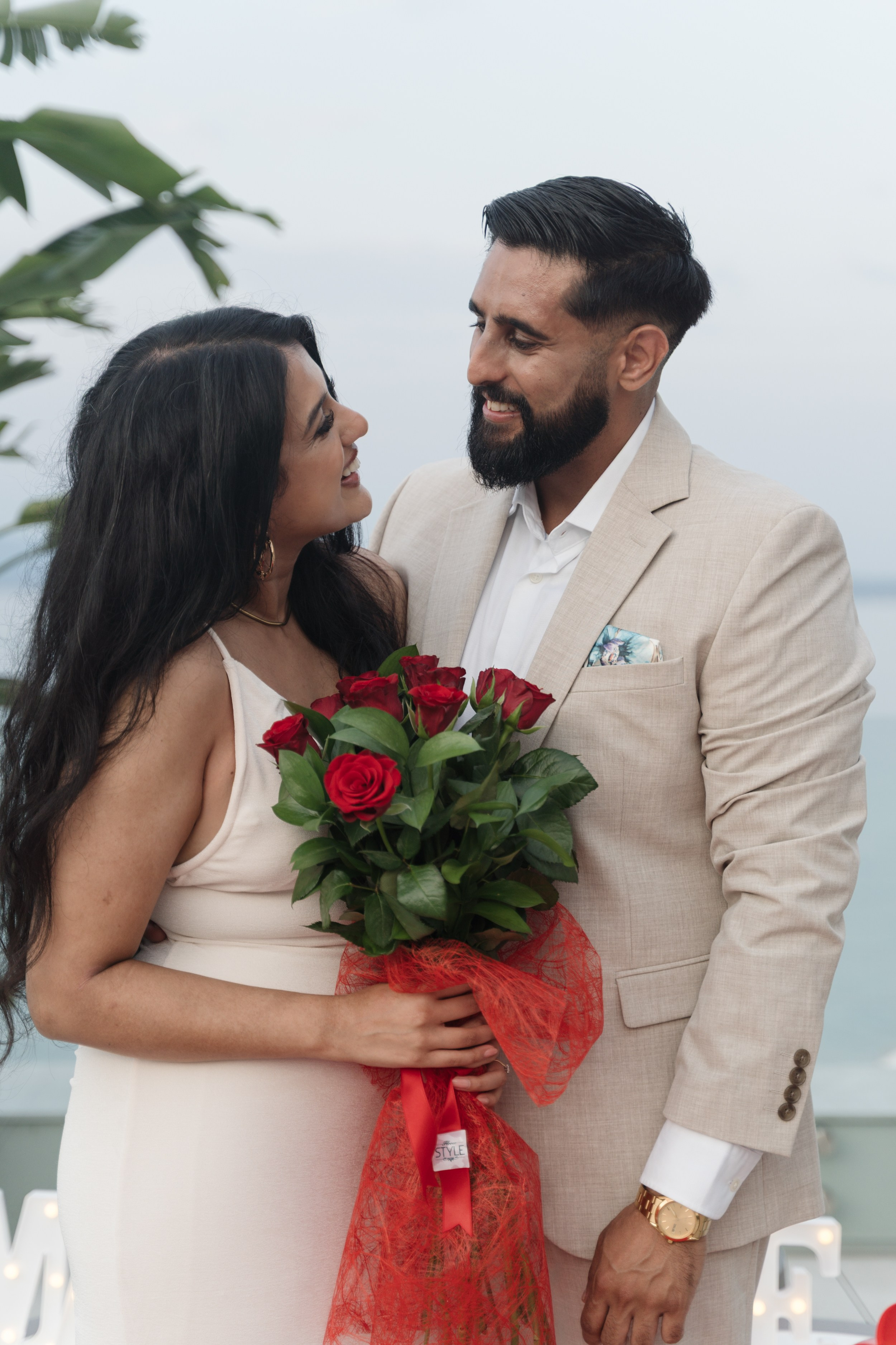 Lake Garda Rooftop Proposal. Lake Como Proposal Photographer | Surprise Proposals & Engagements