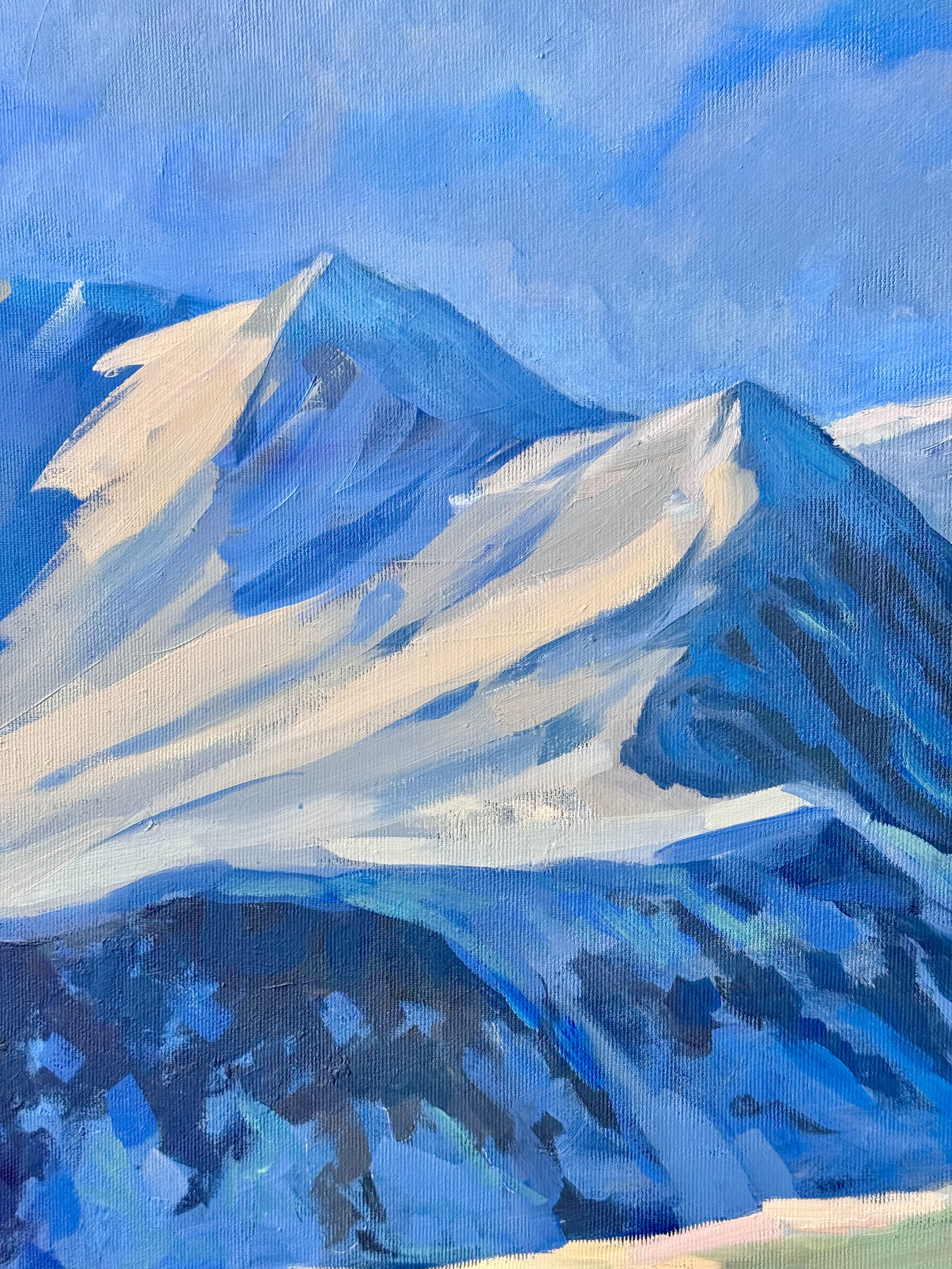 «Mountain Turn». Художник живописец Савелова Ольга